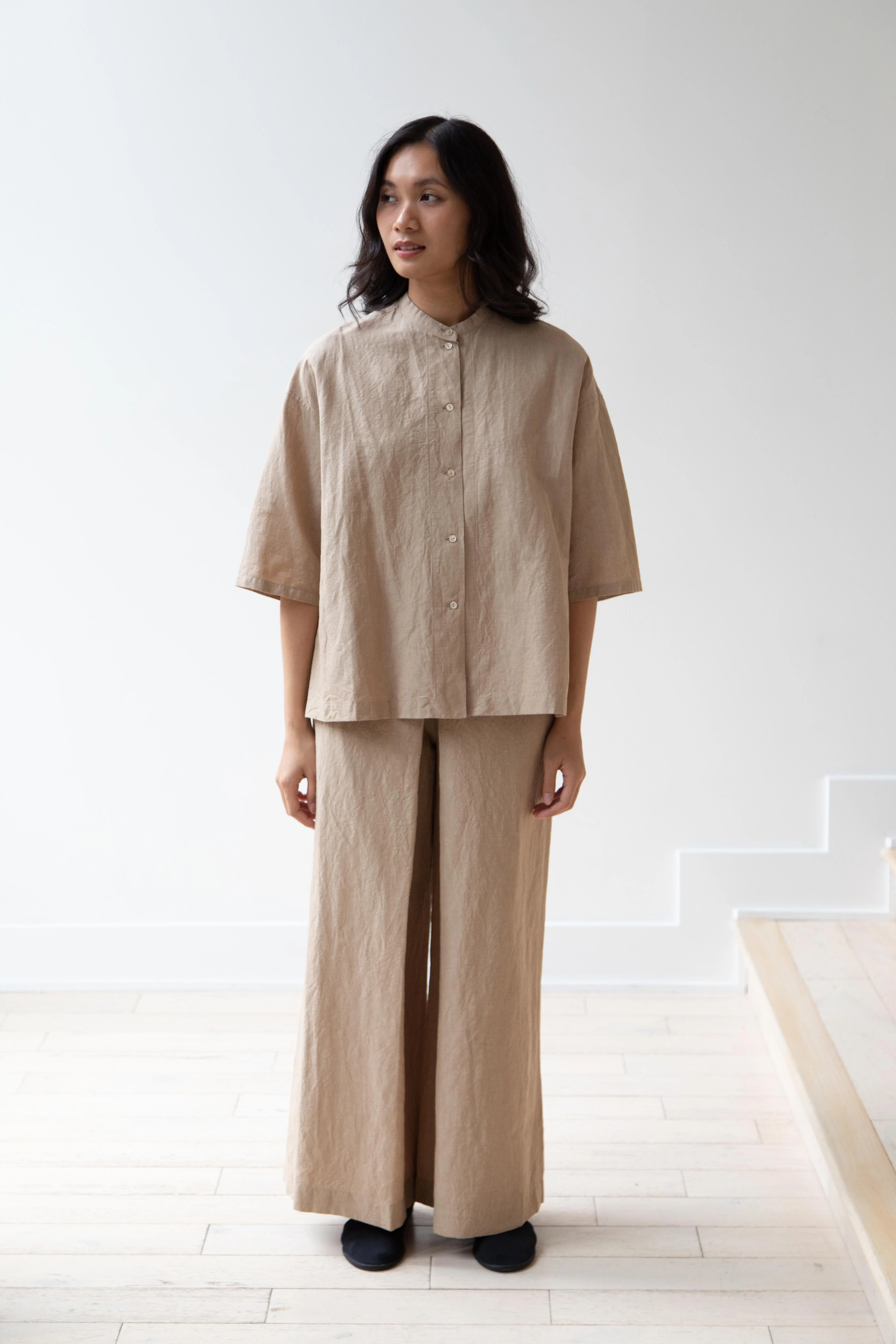 Arts & Science | Front Box Tuck Pants in Vintage Beige - Image 13