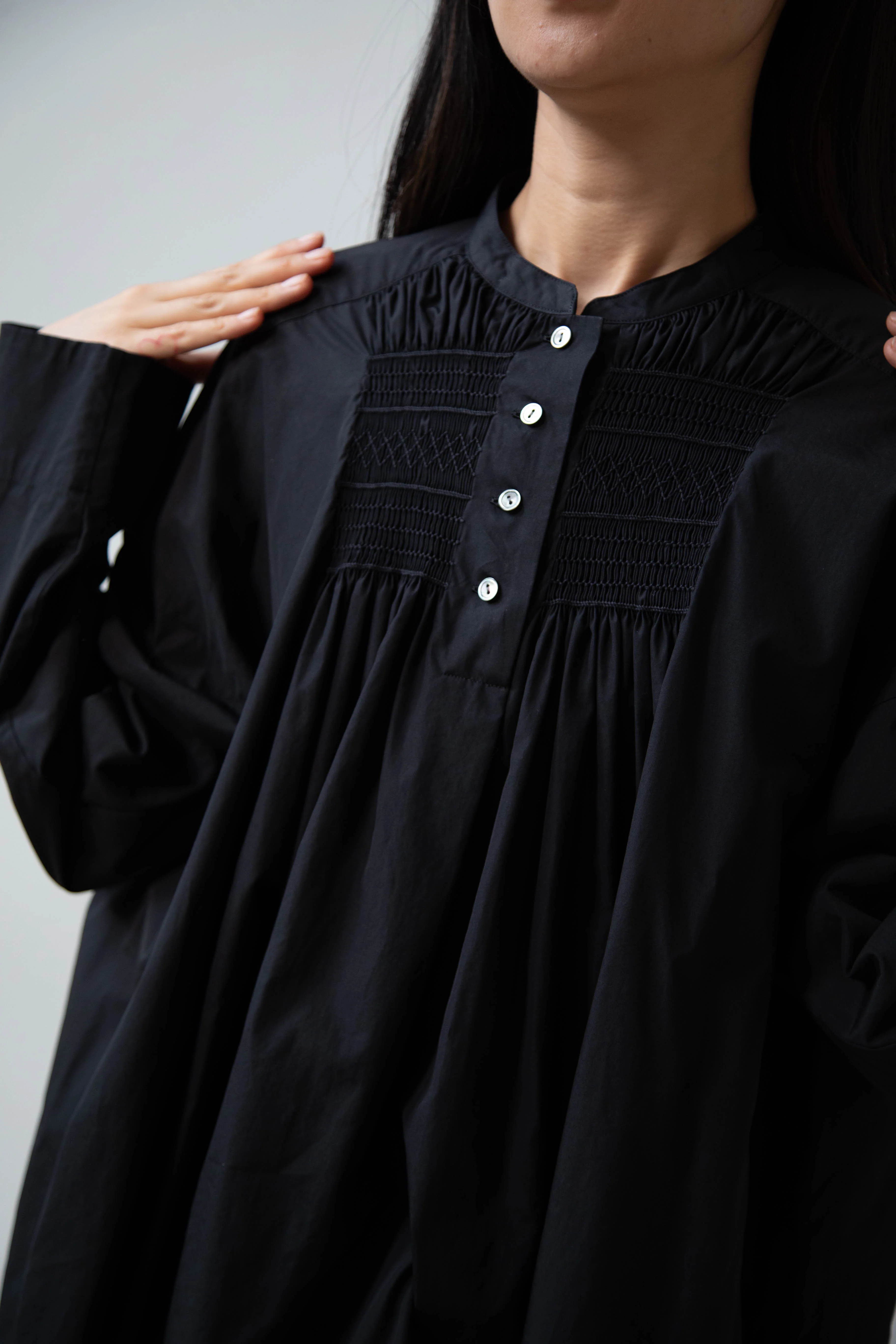 Arts & Science | Front Smocked Tent Line Shirt - Image 33