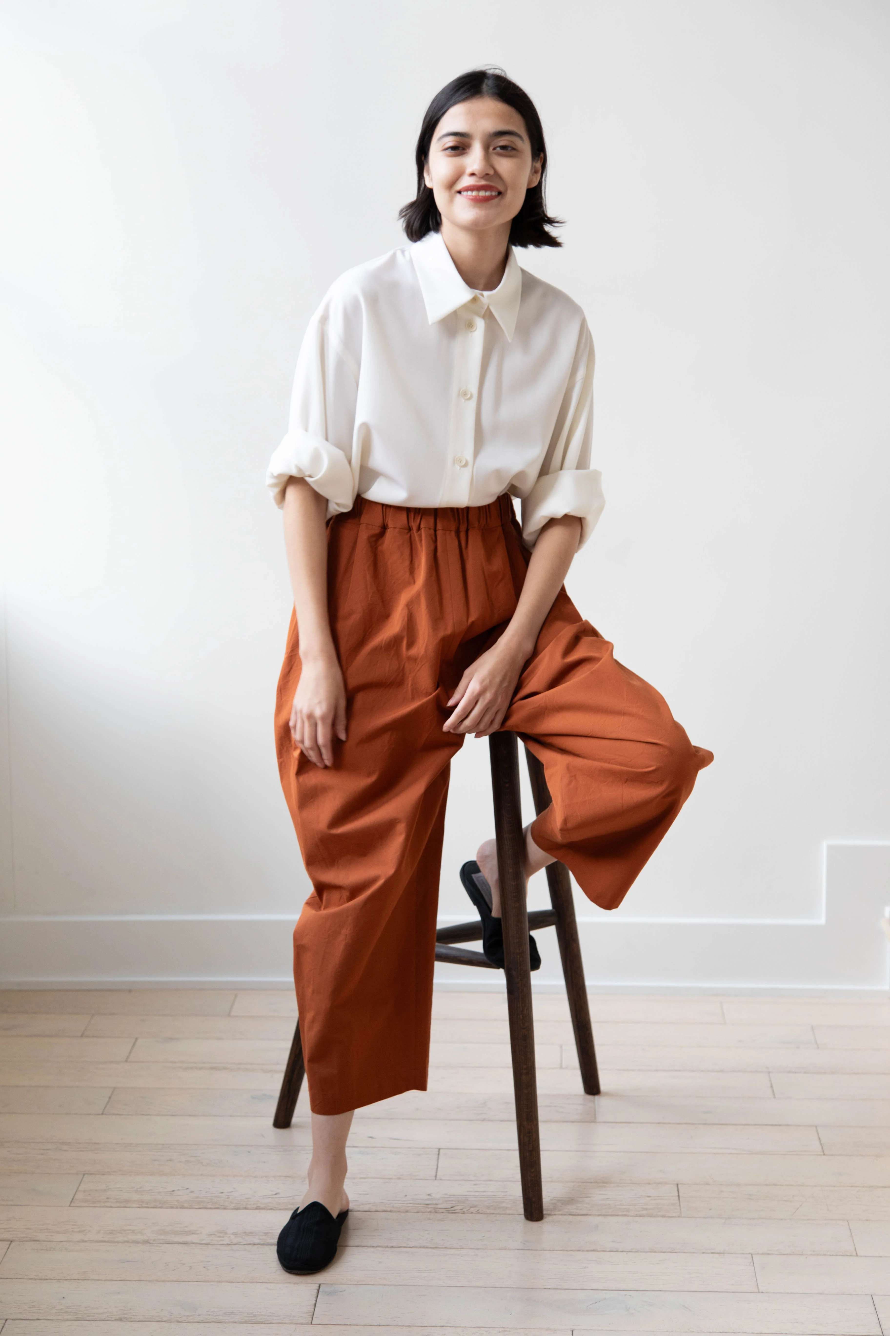 Arts & Science | Front Tuck Back Pocket Pants in Dark Orange - Image 26
