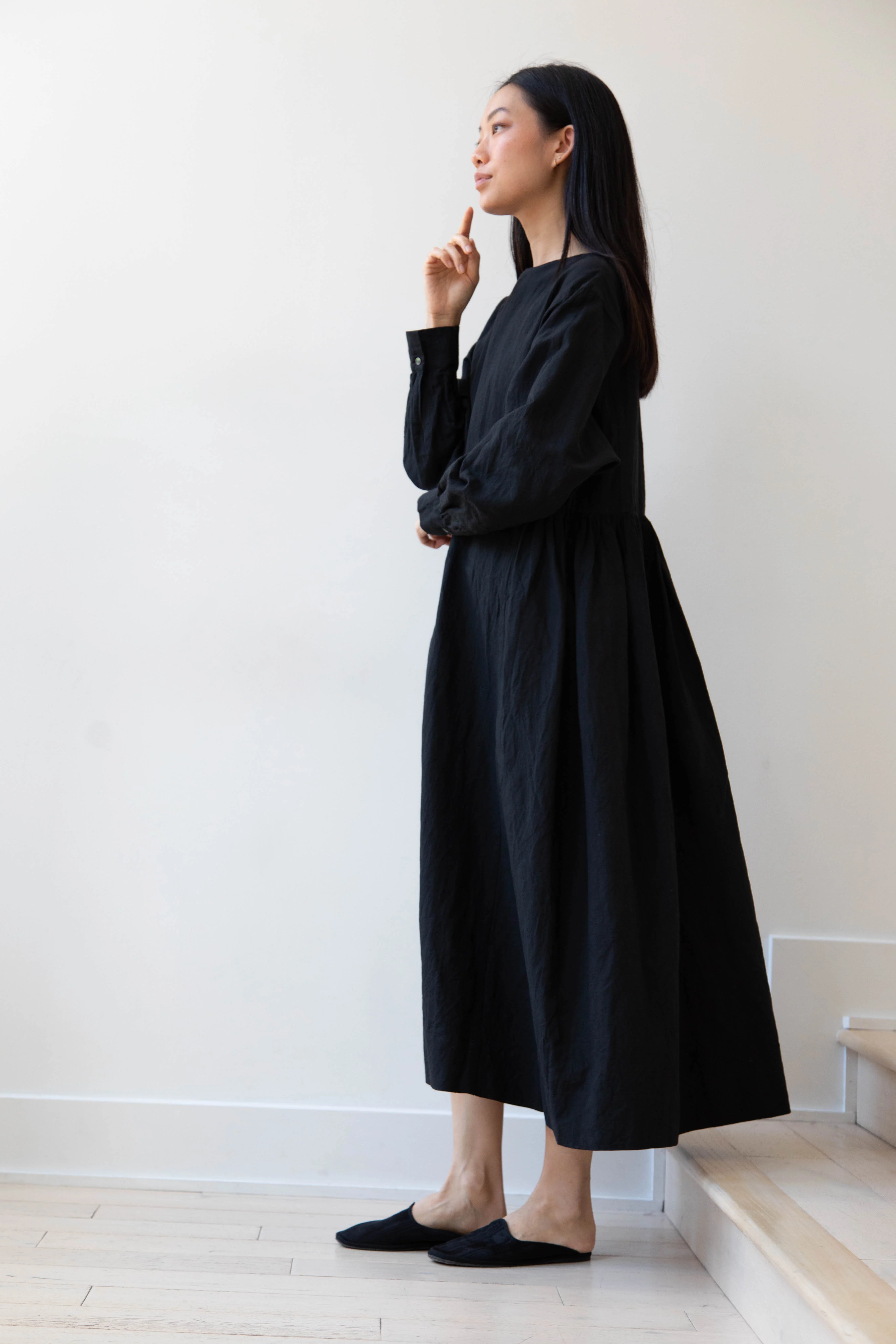 Arts & Science | Gather Combi Dress in Black - Image 45