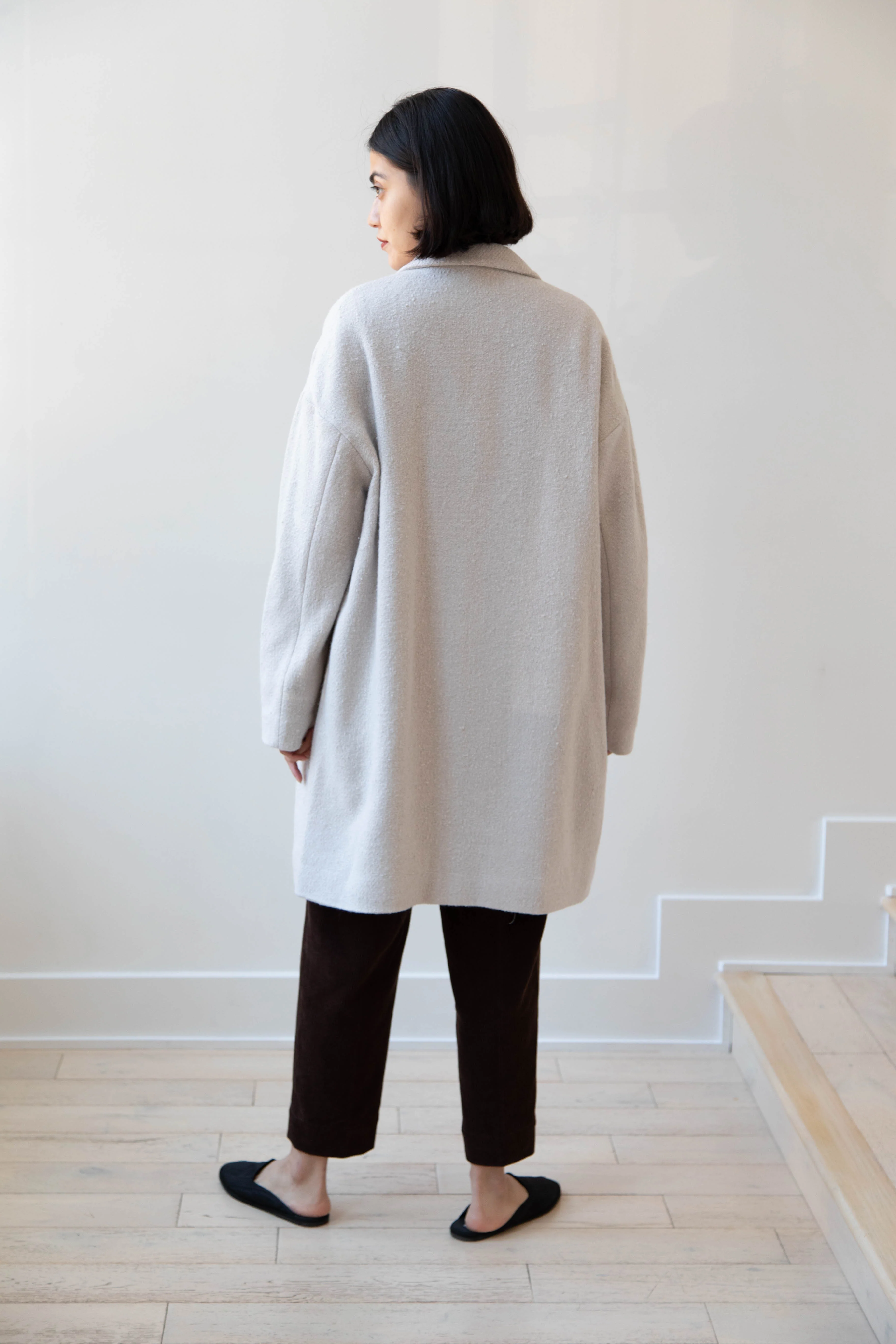 Arts & Science | Grandpa City Coat in Gray Beige - Image 9