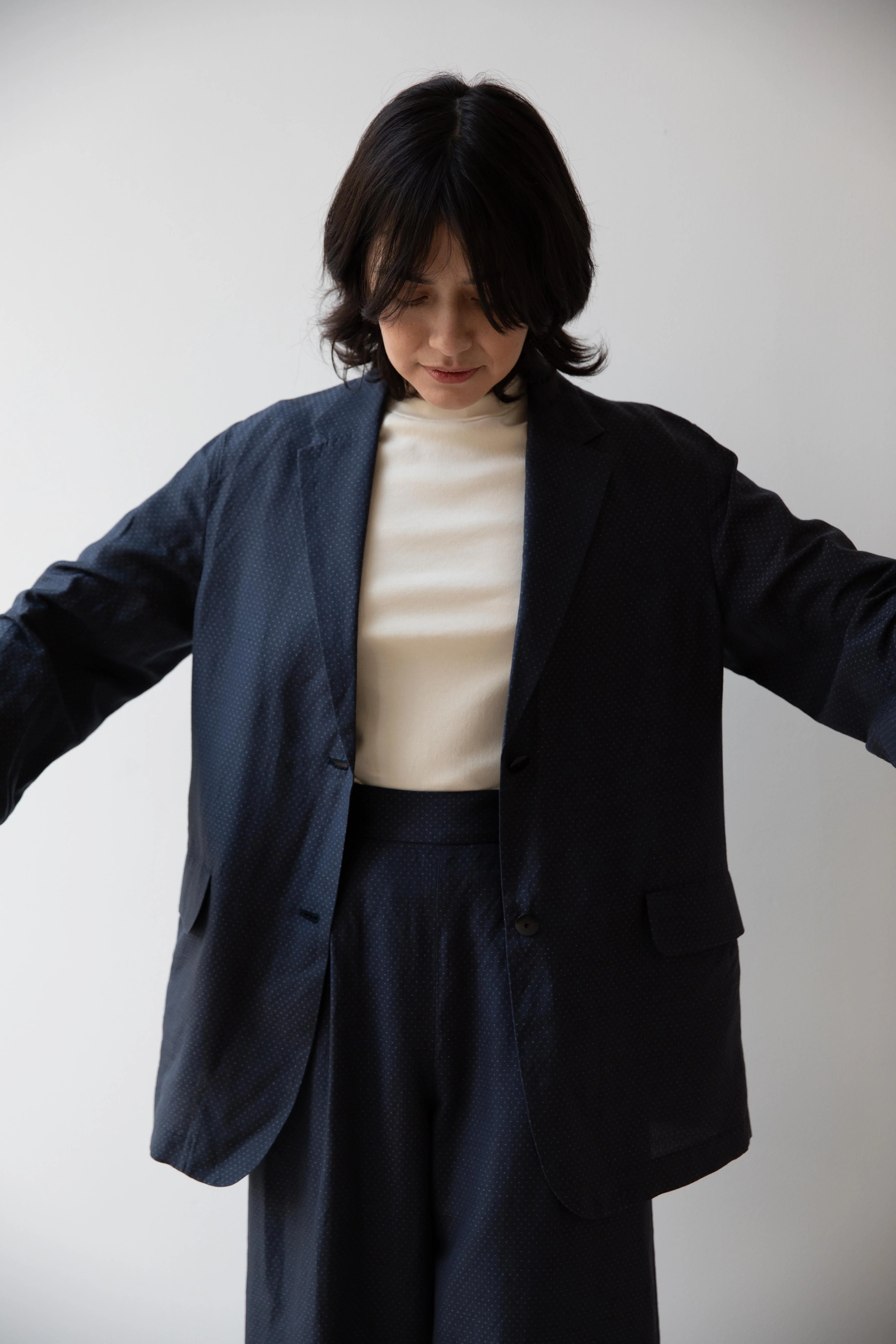 Arts & Science | Loose Fit Jacket Gasuri Navy - Image 10