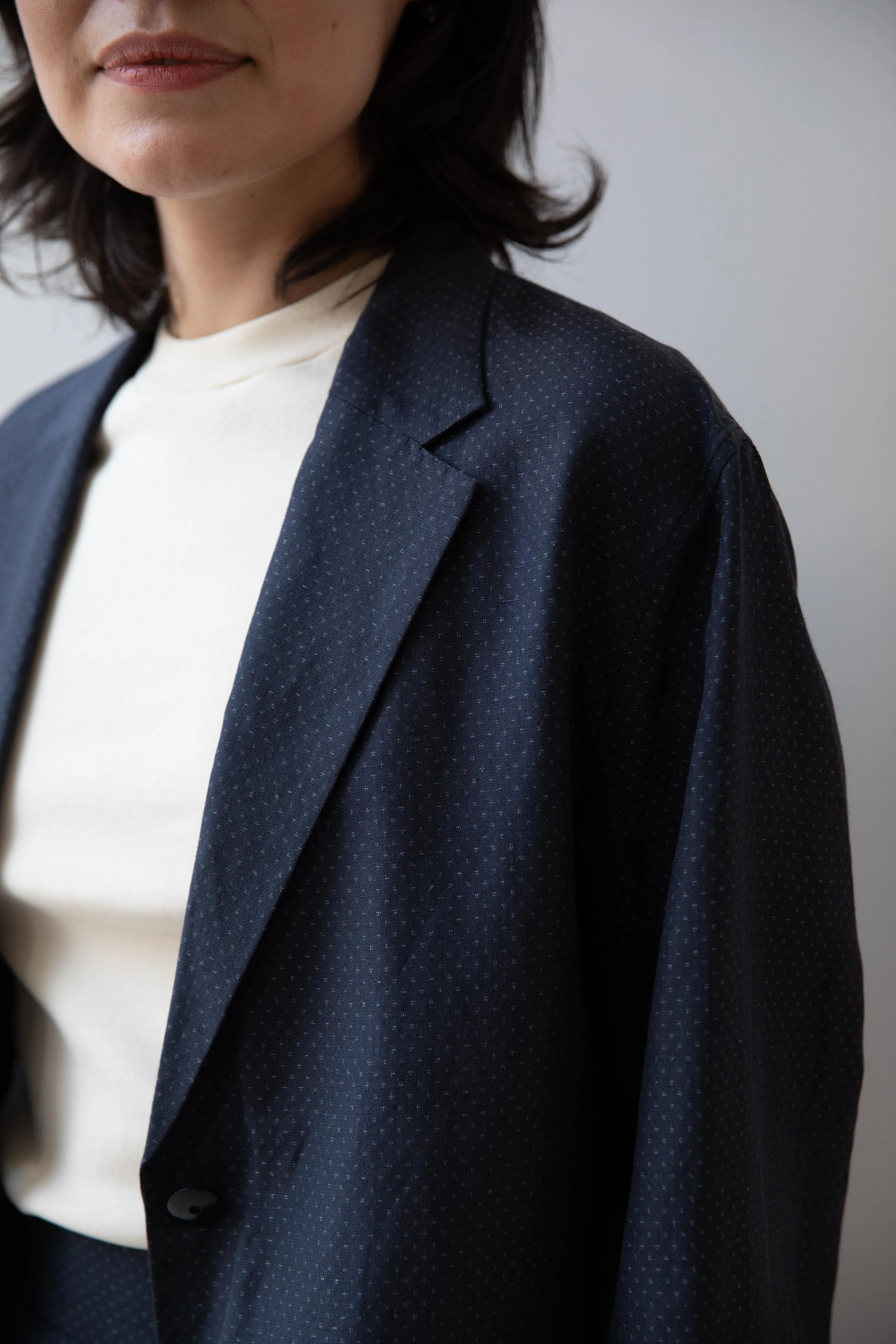 Arts & Science | Loose Fit Jacket Gasuri Navy - Image 3