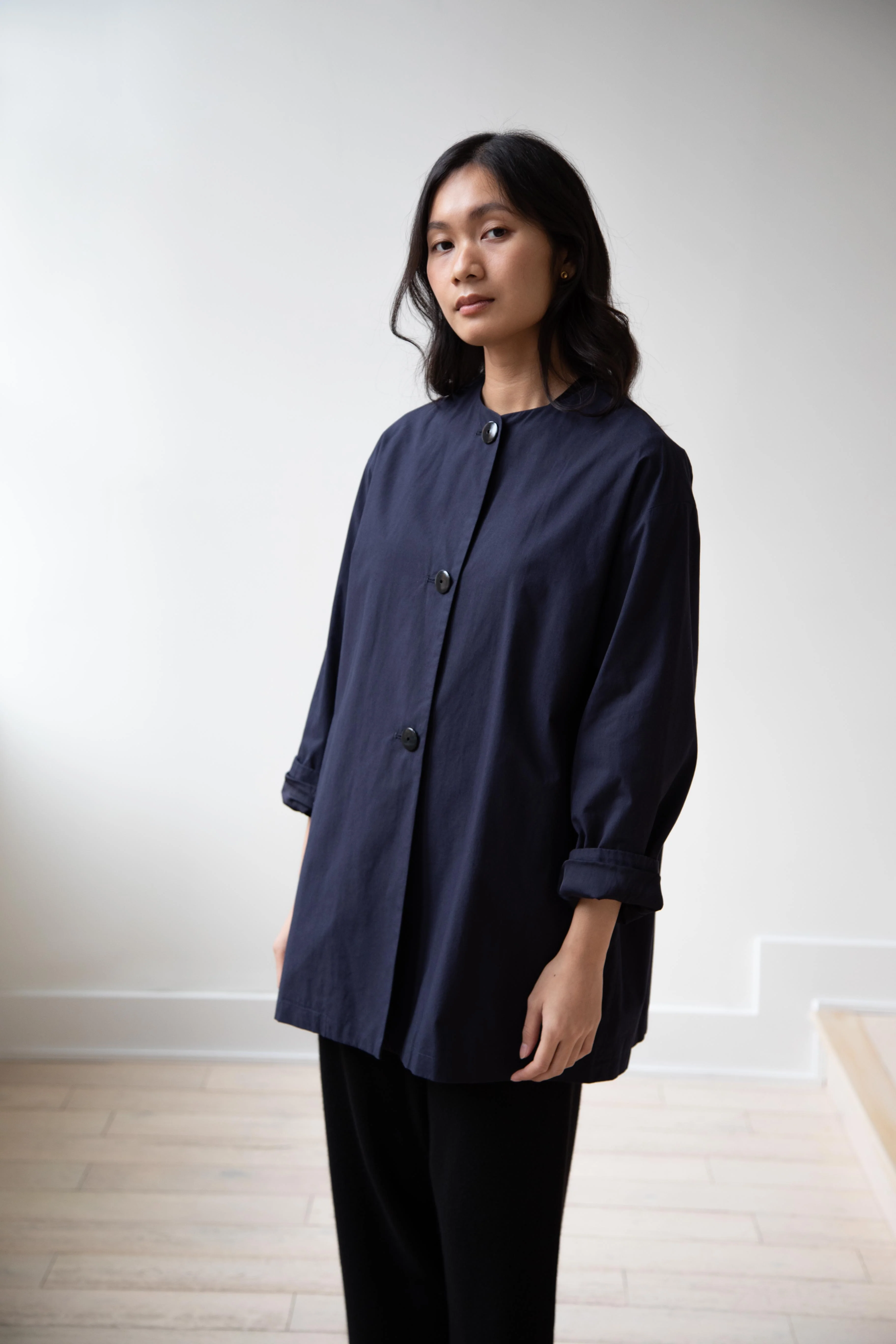 Arts & Science | New Granny Short Coat in Navy - Image 22