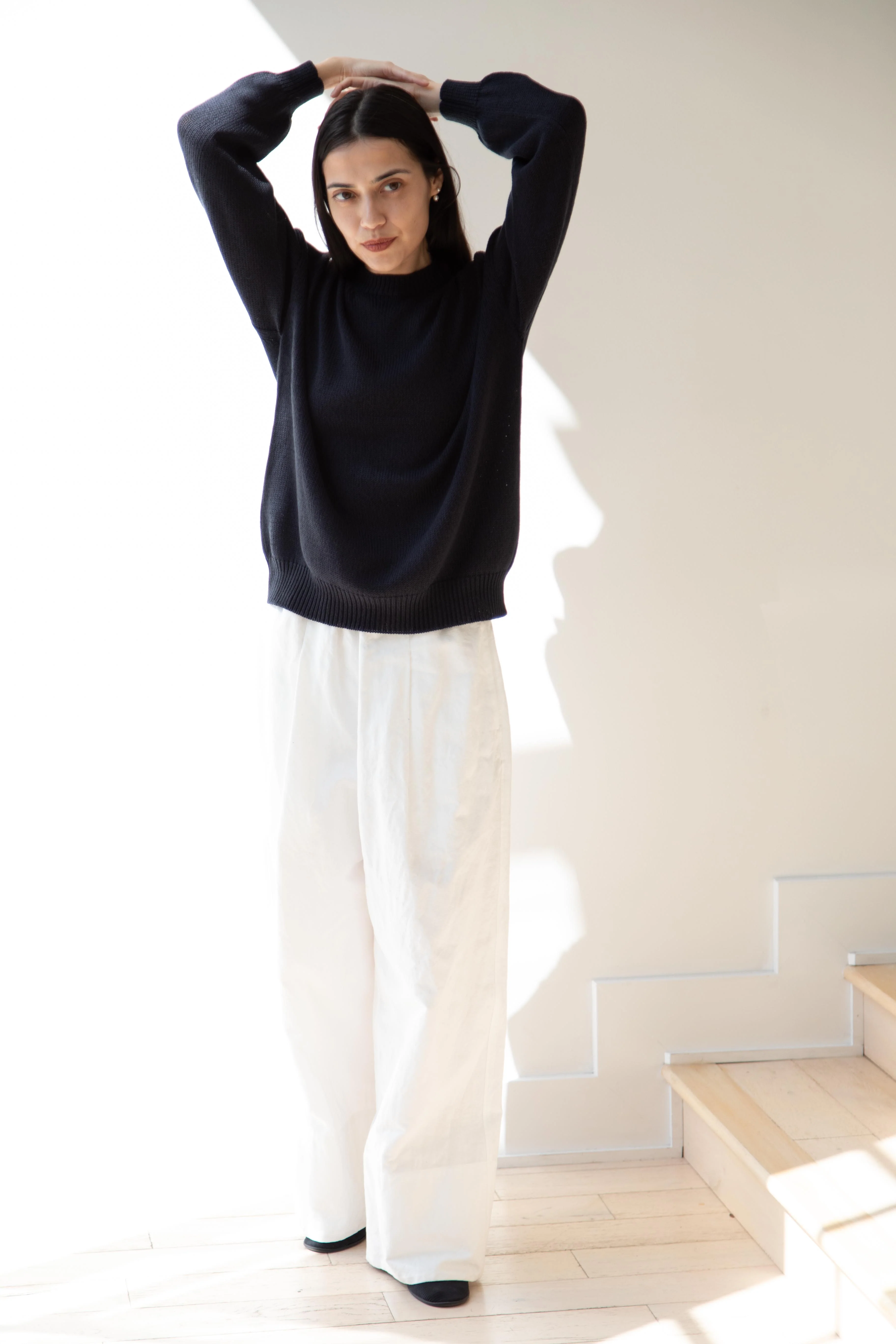 Arts & Science | Pajama Long Trousers in Off White Cotton Linen - Image 25