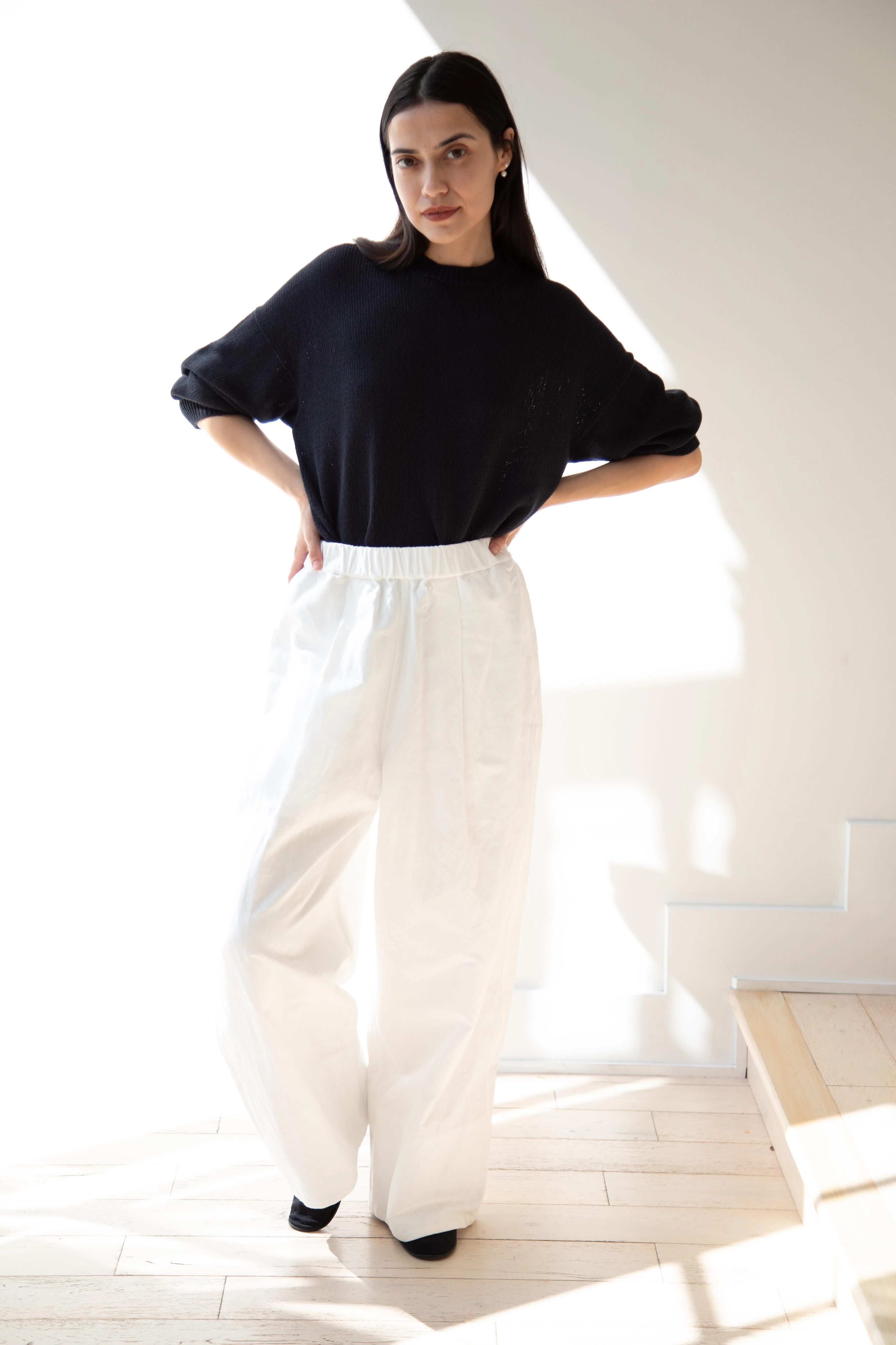 Arts & Science | Pajama Long Trousers in Off White Cotton Linen - Image 27