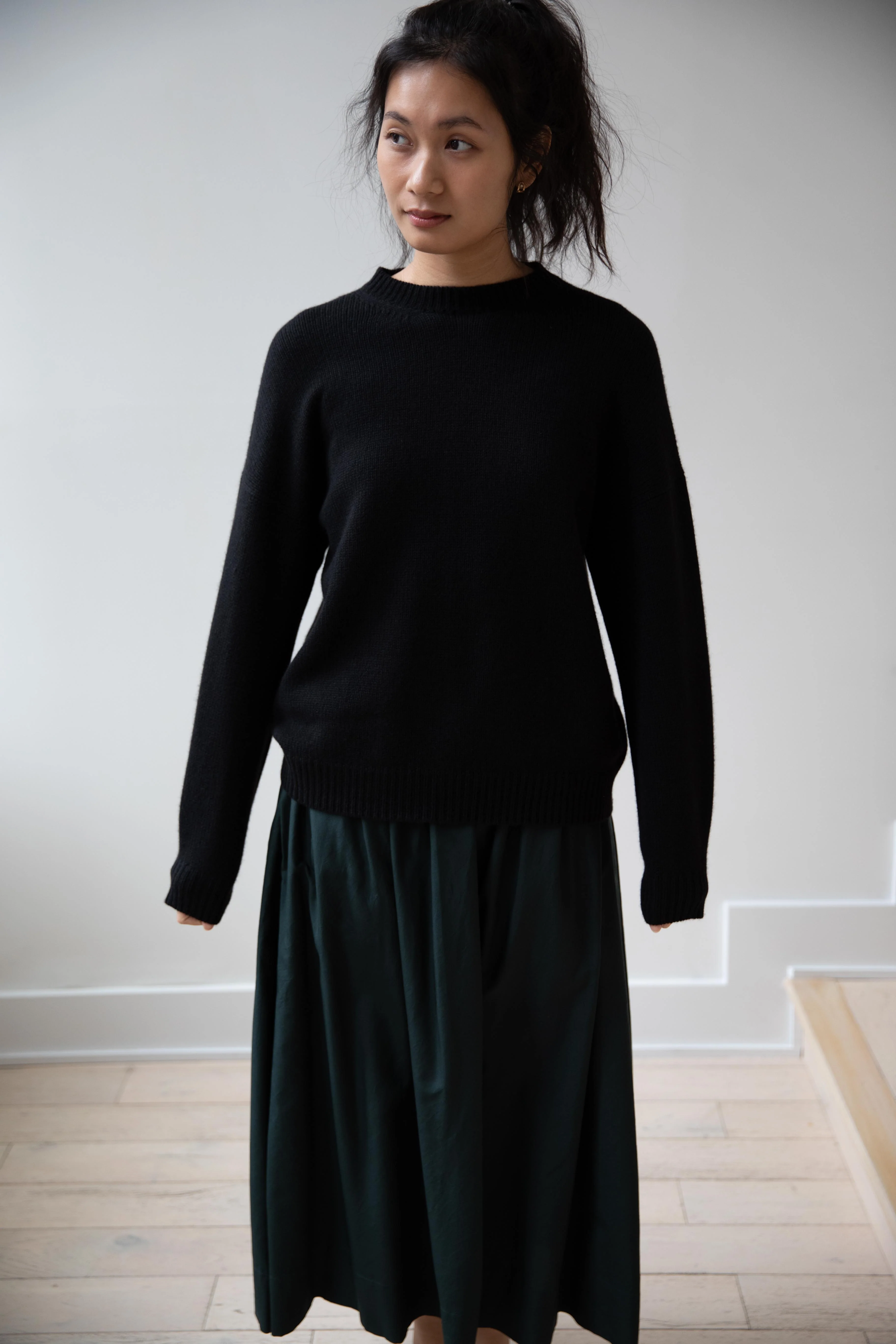 Arts & Science | Side Tuck Gather Skirt in Green - Image 7