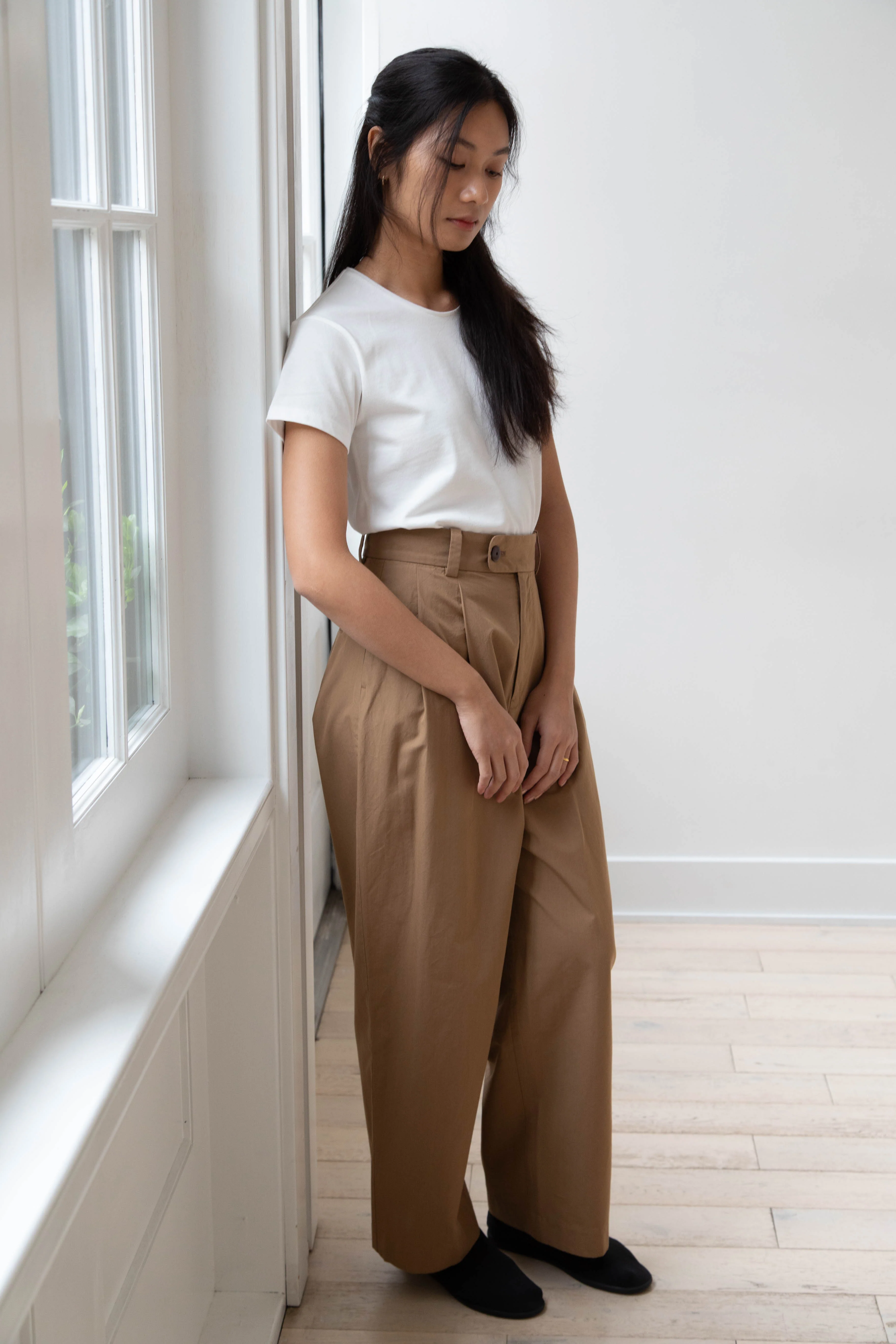 Arts & Science | Tuck Front Trousers in Mocha Beige - Image 16