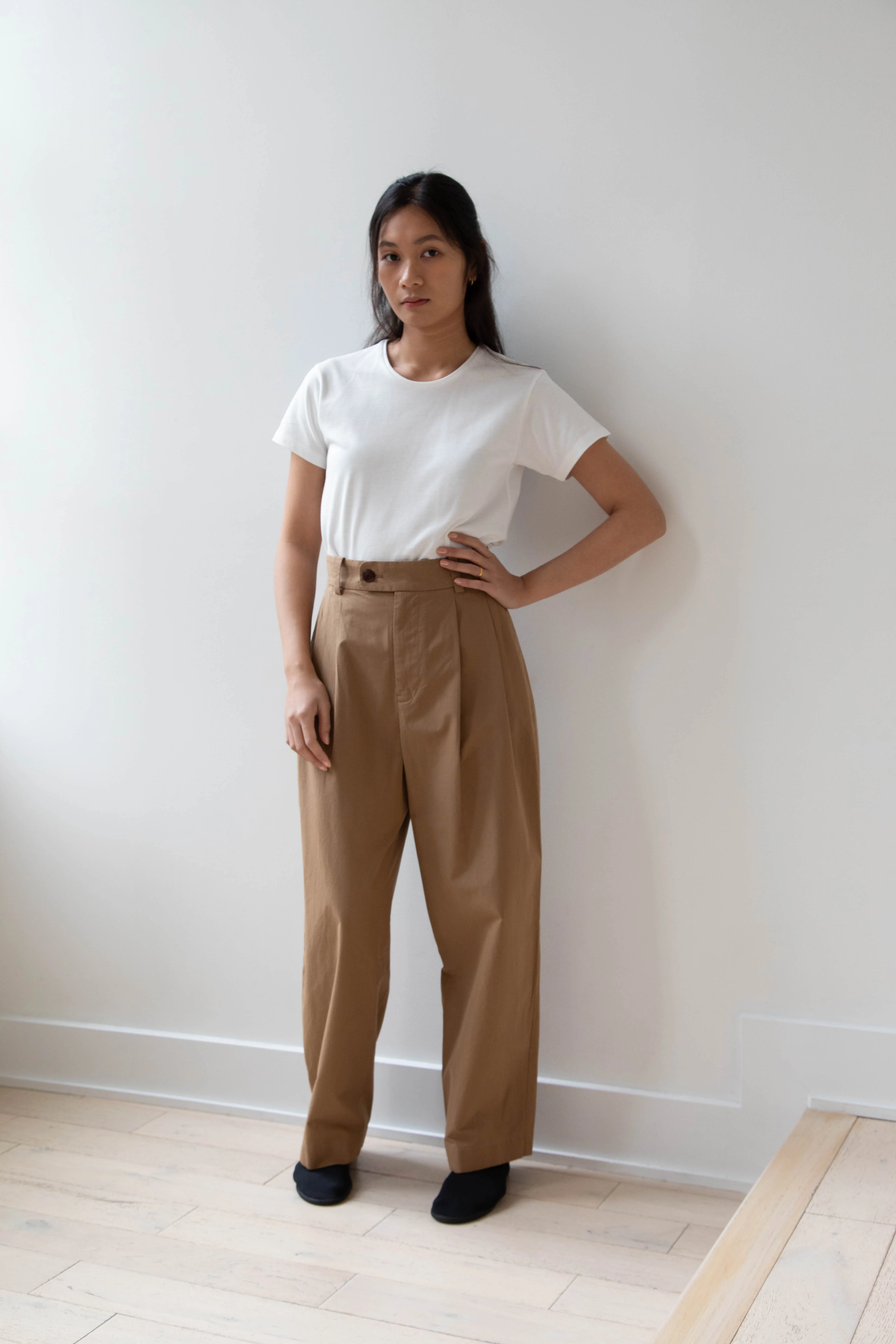 Arts & Science | Tuck Front Trousers in Mocha Beige - Image 19