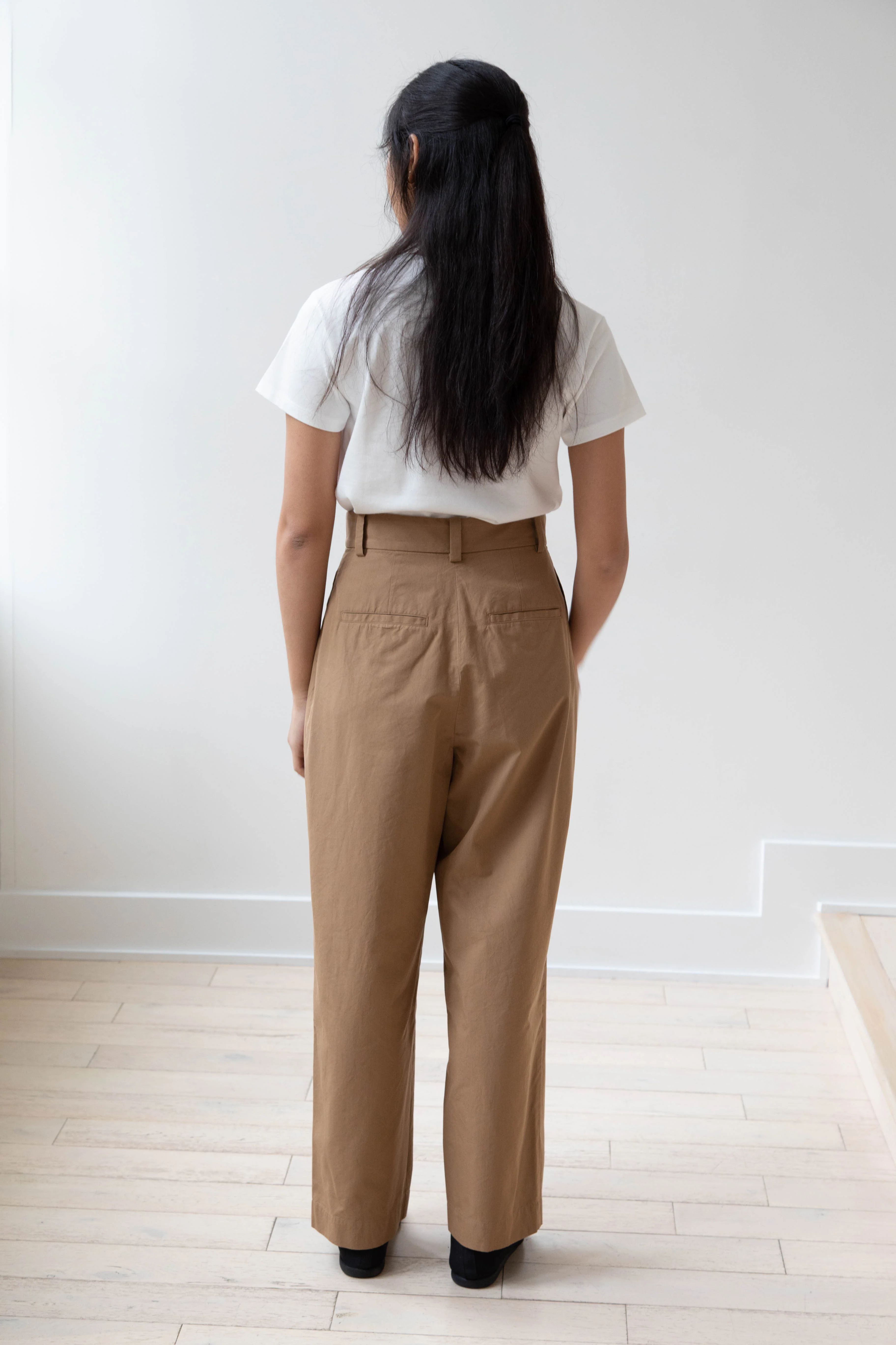 Arts & Science | Tuck Front Trousers in Mocha Beige - Image 6