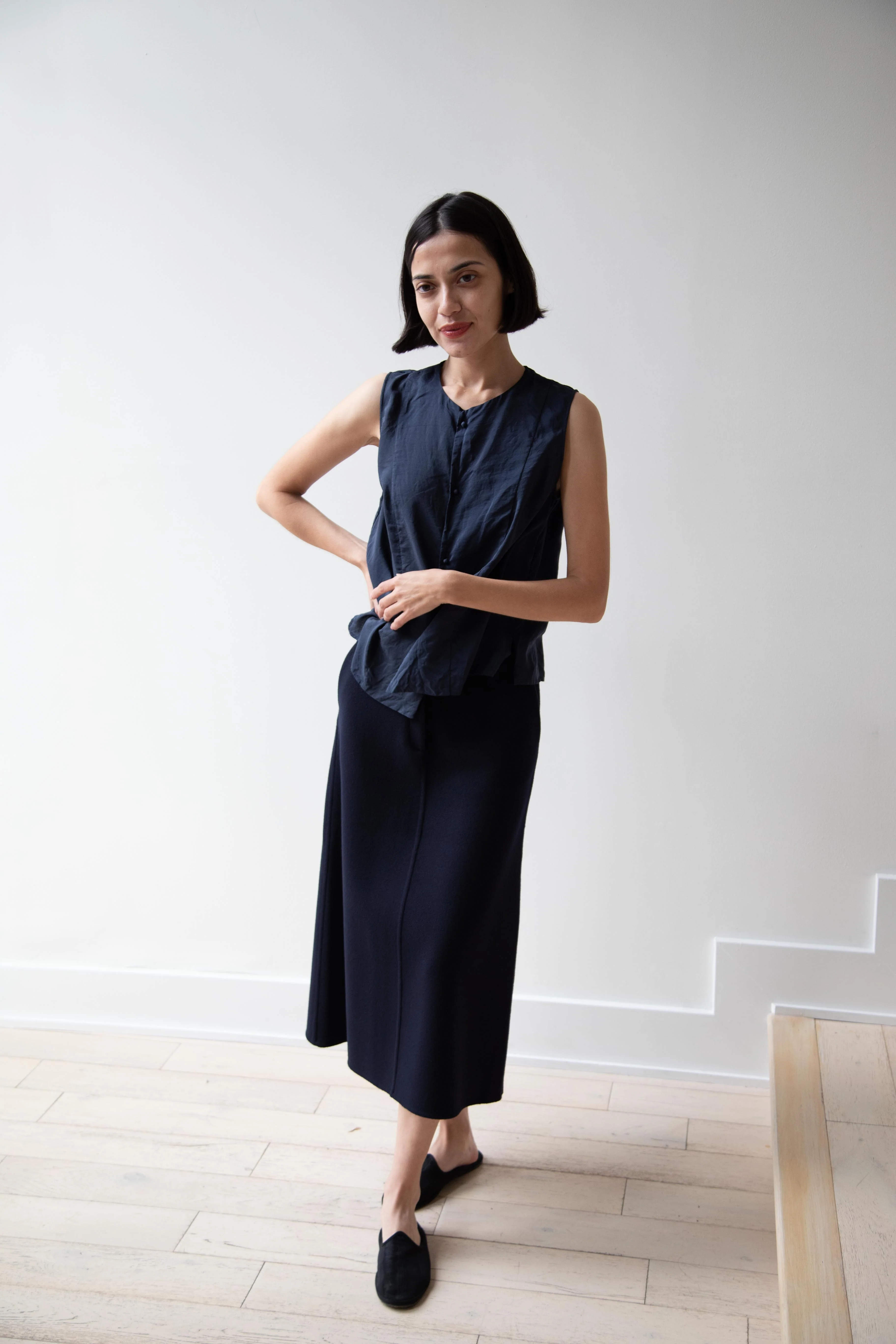 Asciari | Cruz Skirt in Navy - Image 5