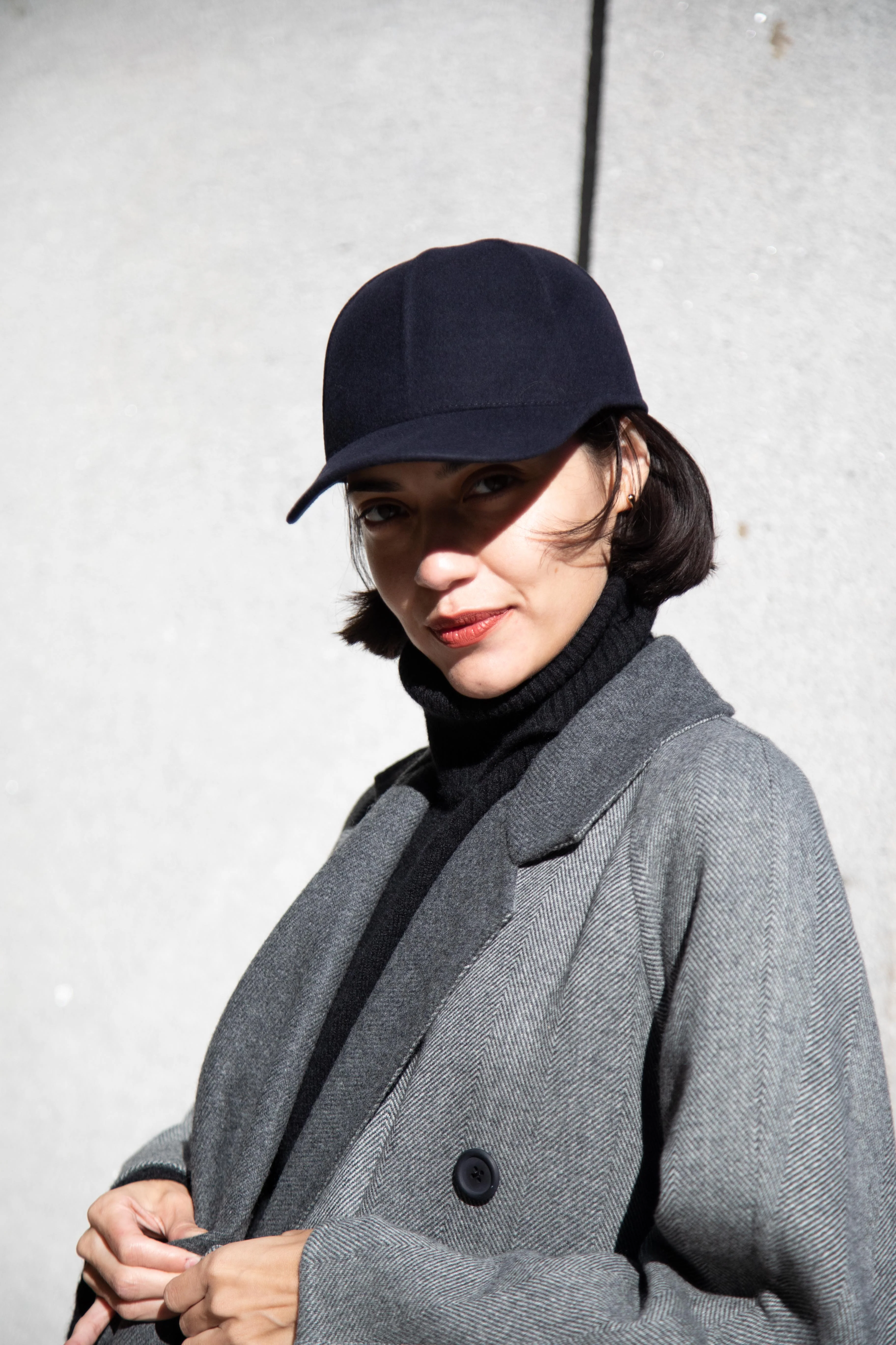 Asciari | Louise Coat in Grey Herringbone - Image 50