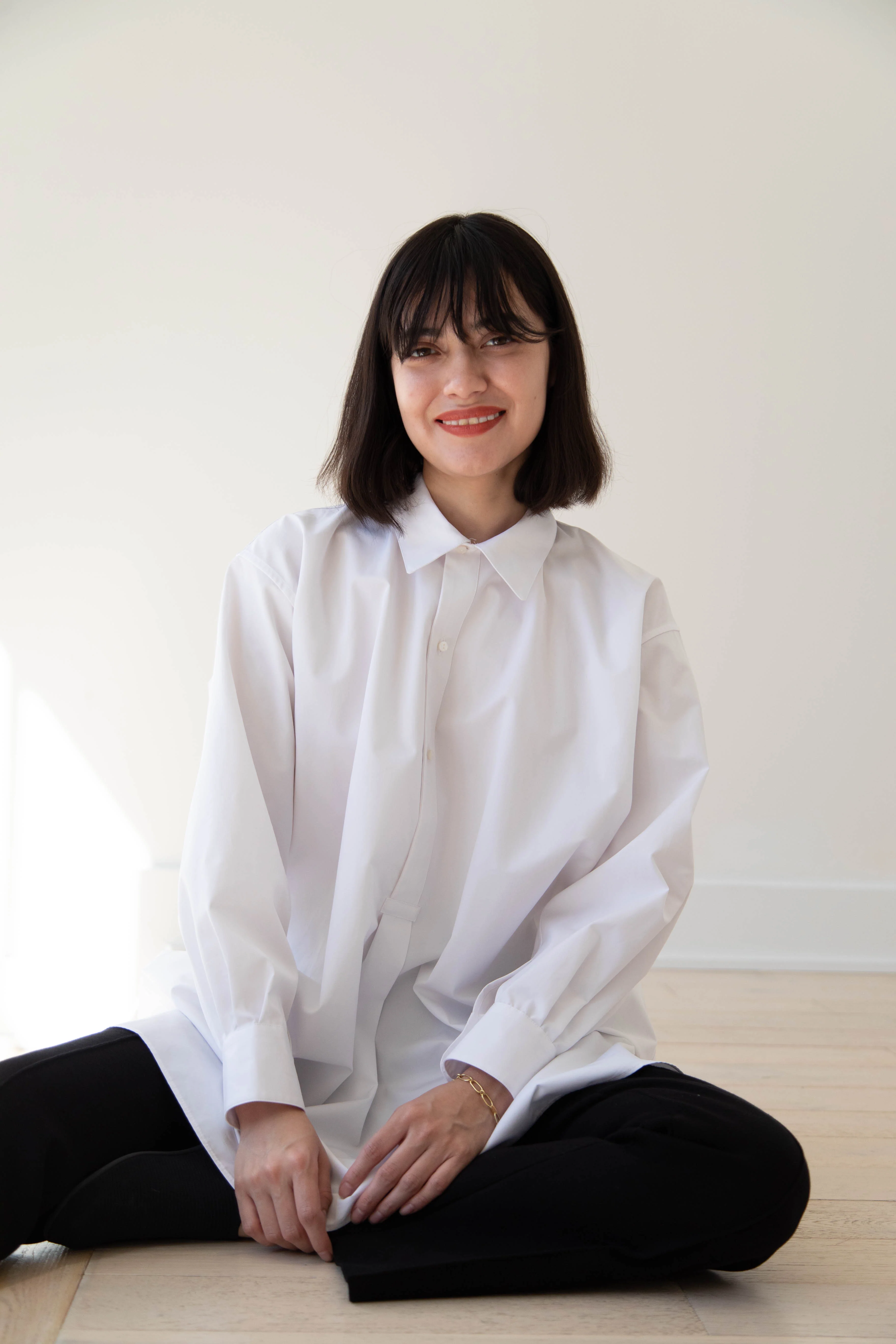 Asciari | Paris Tunic in White Poplin - Image 8
