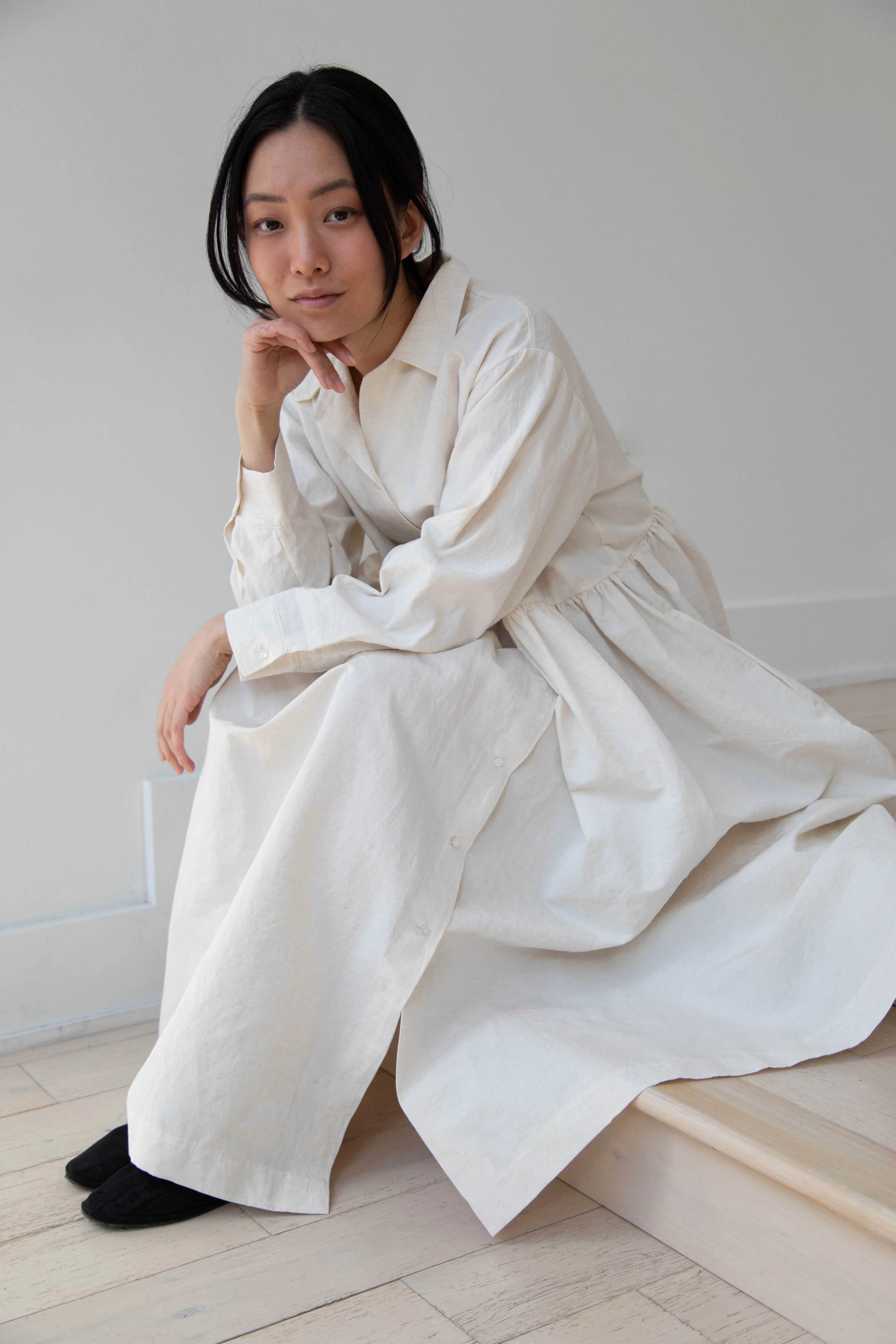 Asciari | Ribes Dress in Ivory - Image 21