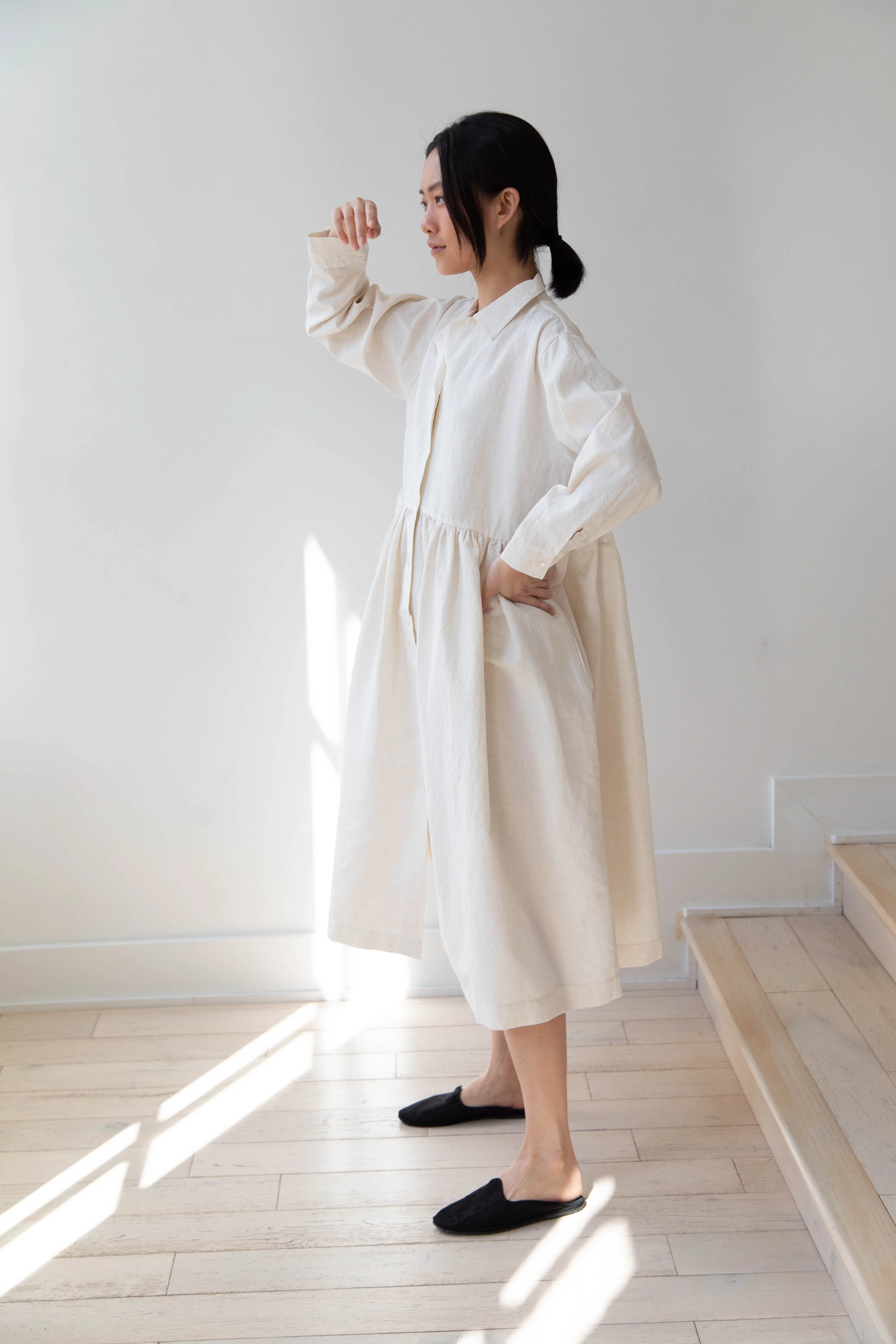 Asciari | Ribes Dress in Ivory - Image 30