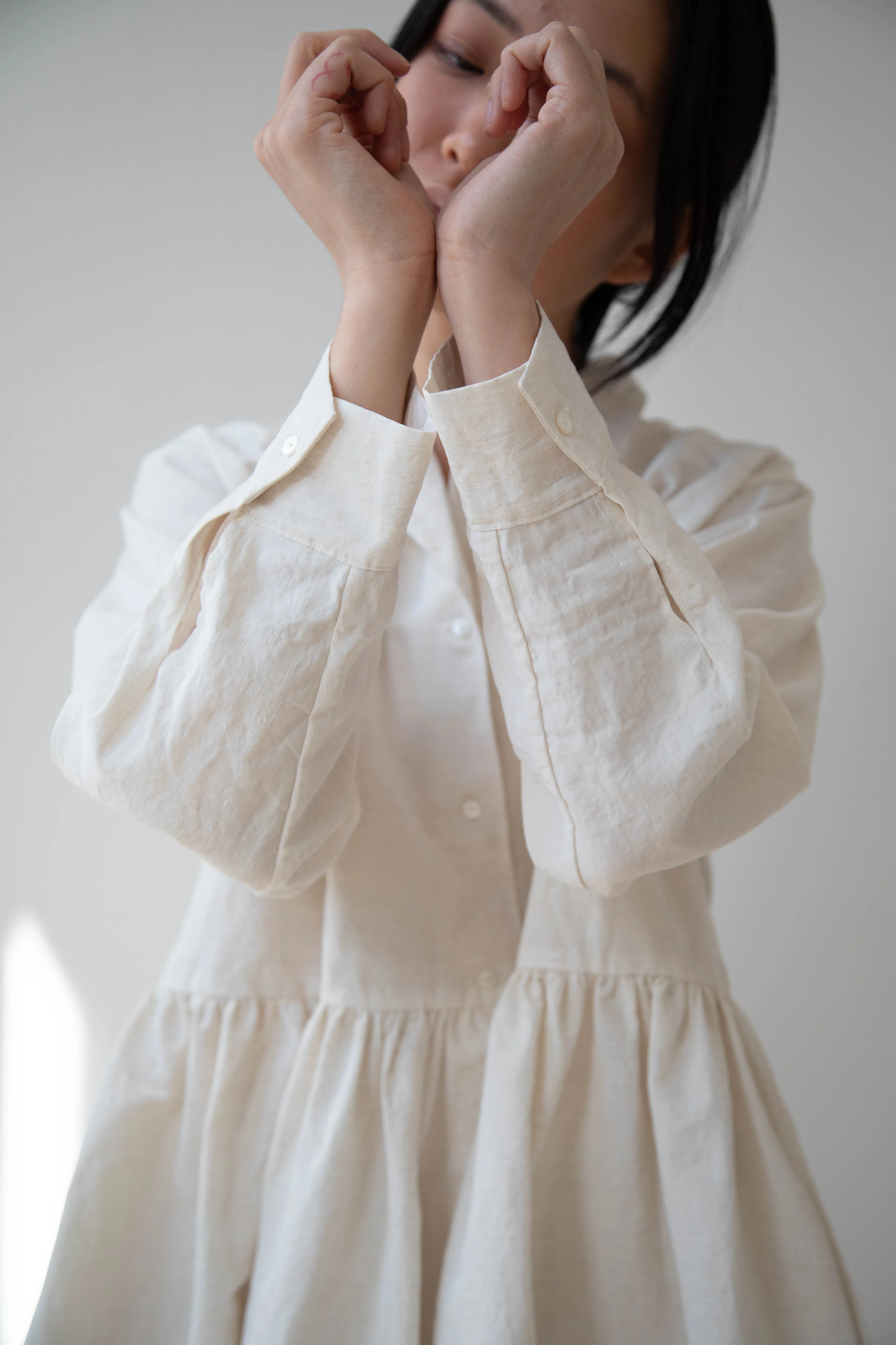 Asciari | Ribes Dress in Ivory - Image 38