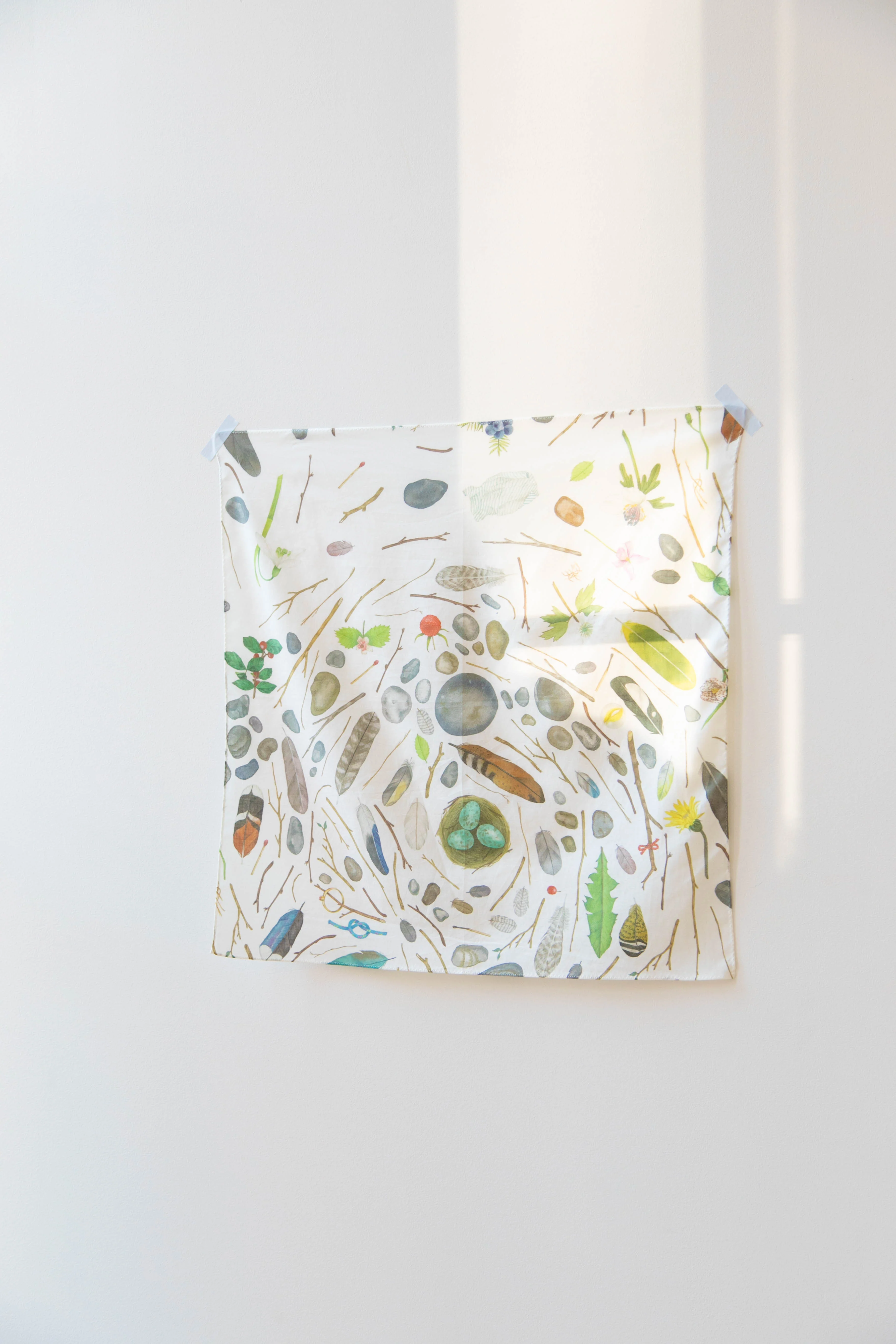 Aseedonclöud Birds Nest Scarf in Cotton Silk - Image 12
