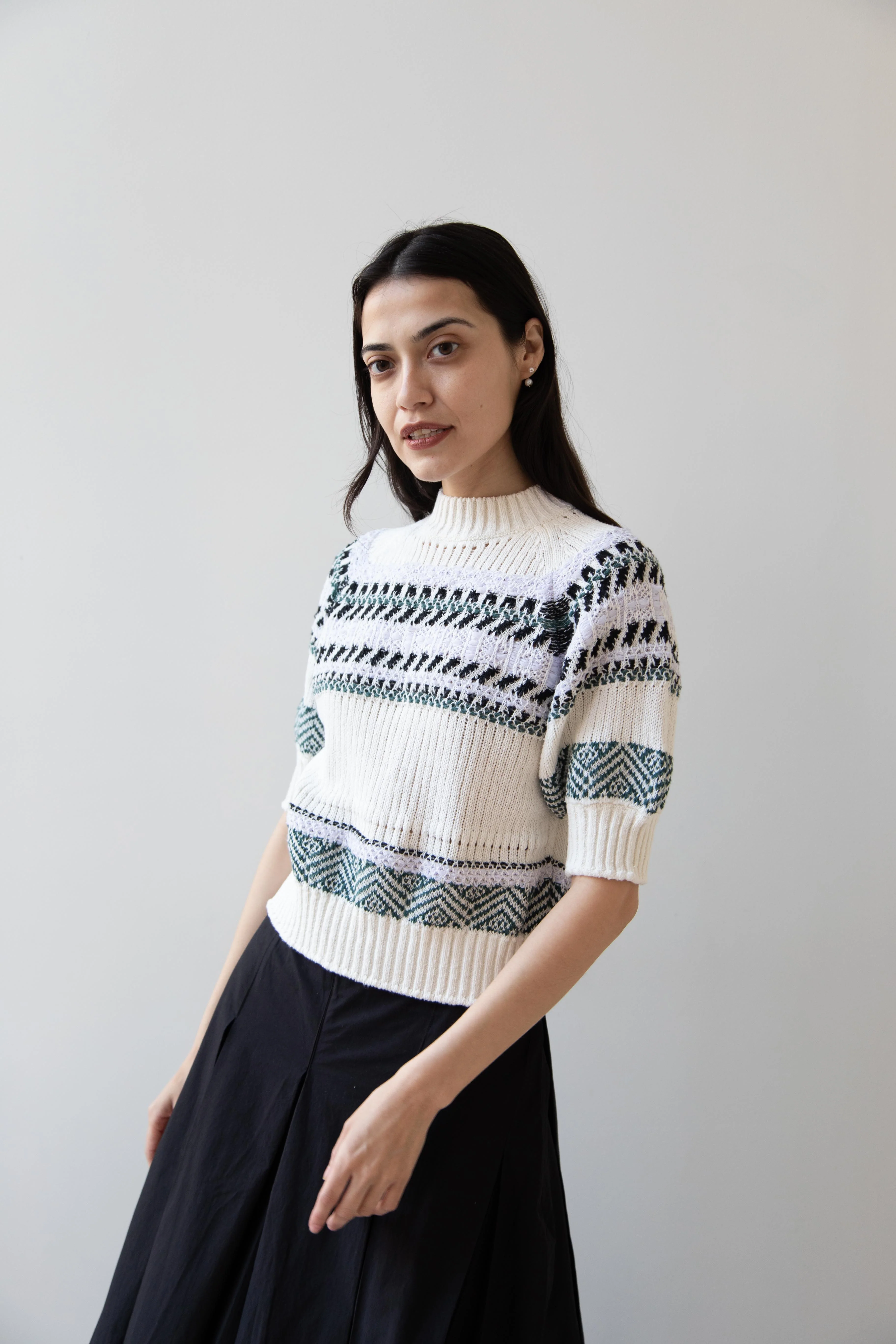 Aseedonclöud | Family Traditions Knit Top in Off White - Image 14