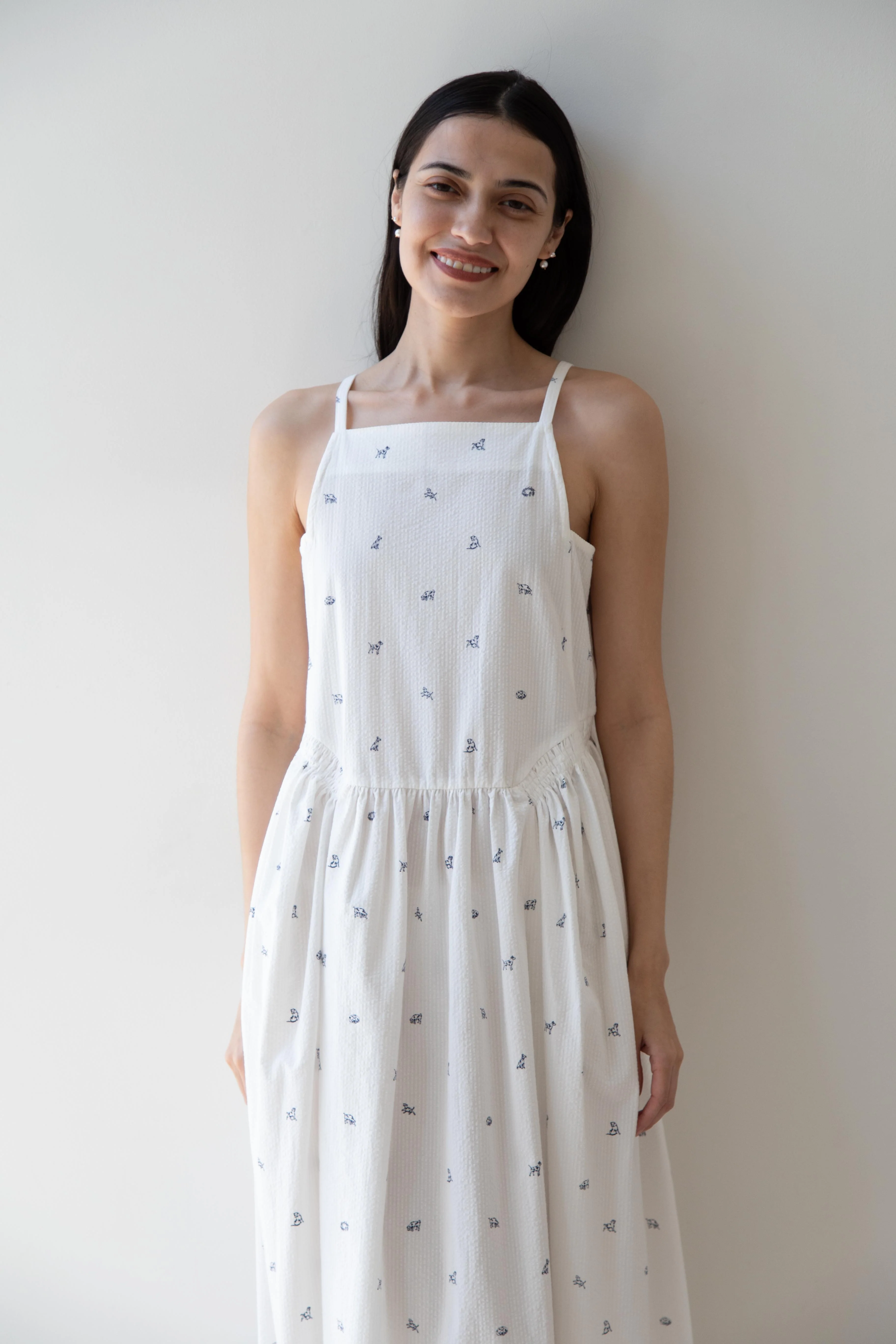 Aseedonclöud | Garden Instrumentalist Dress in the Companion Dog Print - Image 14
