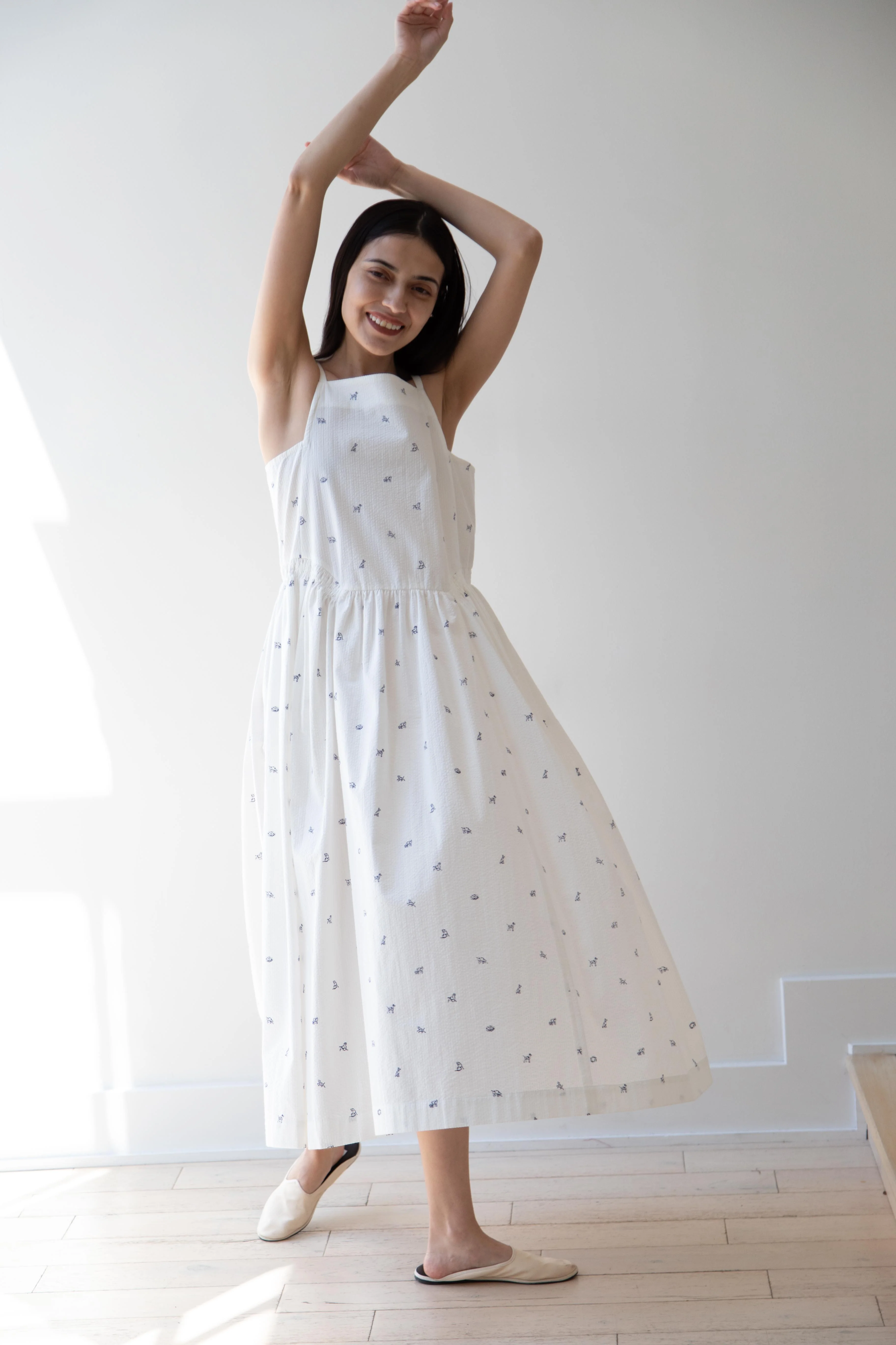 Aseedonclöud | Garden Instrumentalist Dress in the Companion Dog Print - Image 35