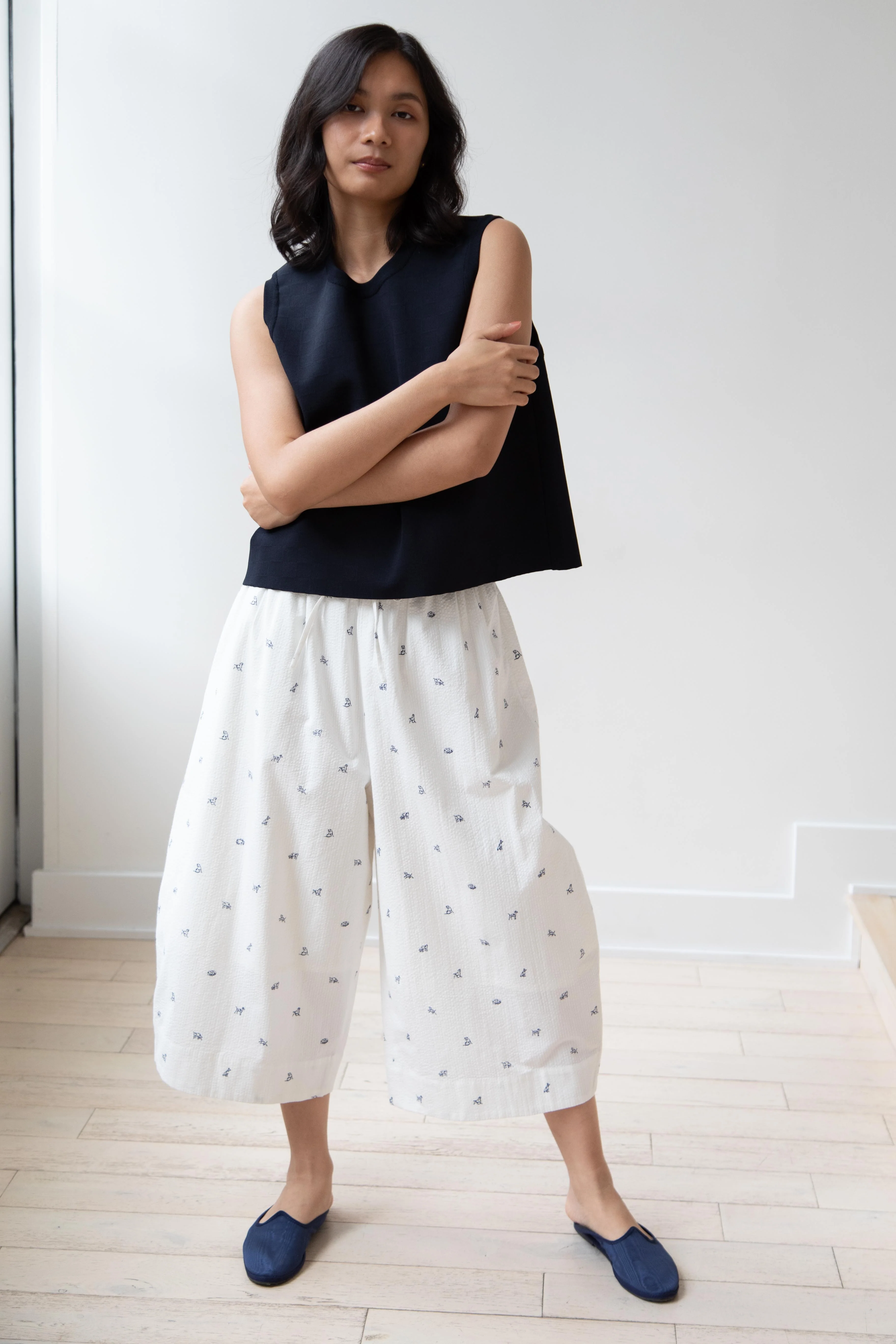 Aseedonclöud | Gardener Culottes in Companion Dog Print - Image 13