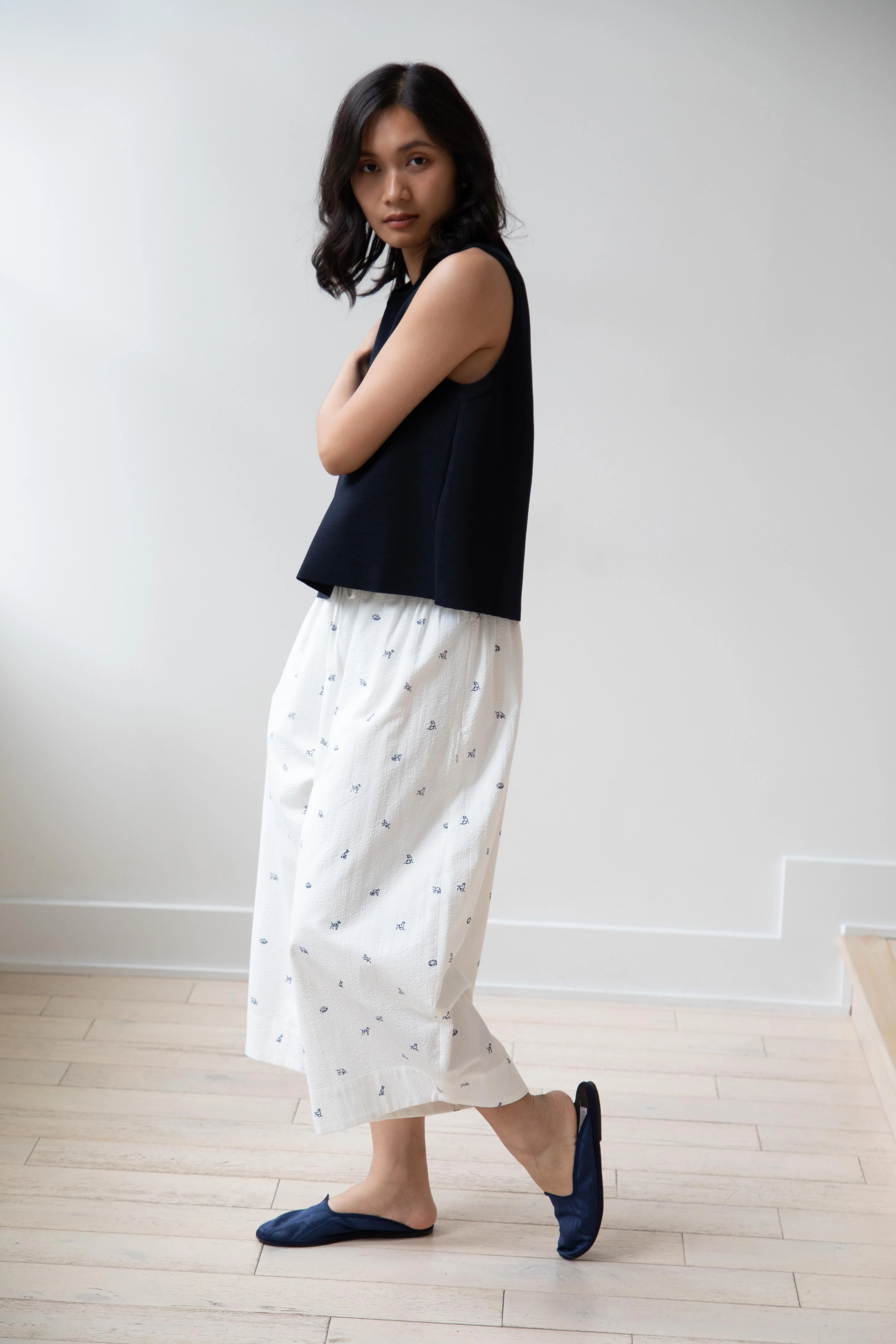 Aseedonclöud | Gardener Culottes in Companion Dog Print - Image 17