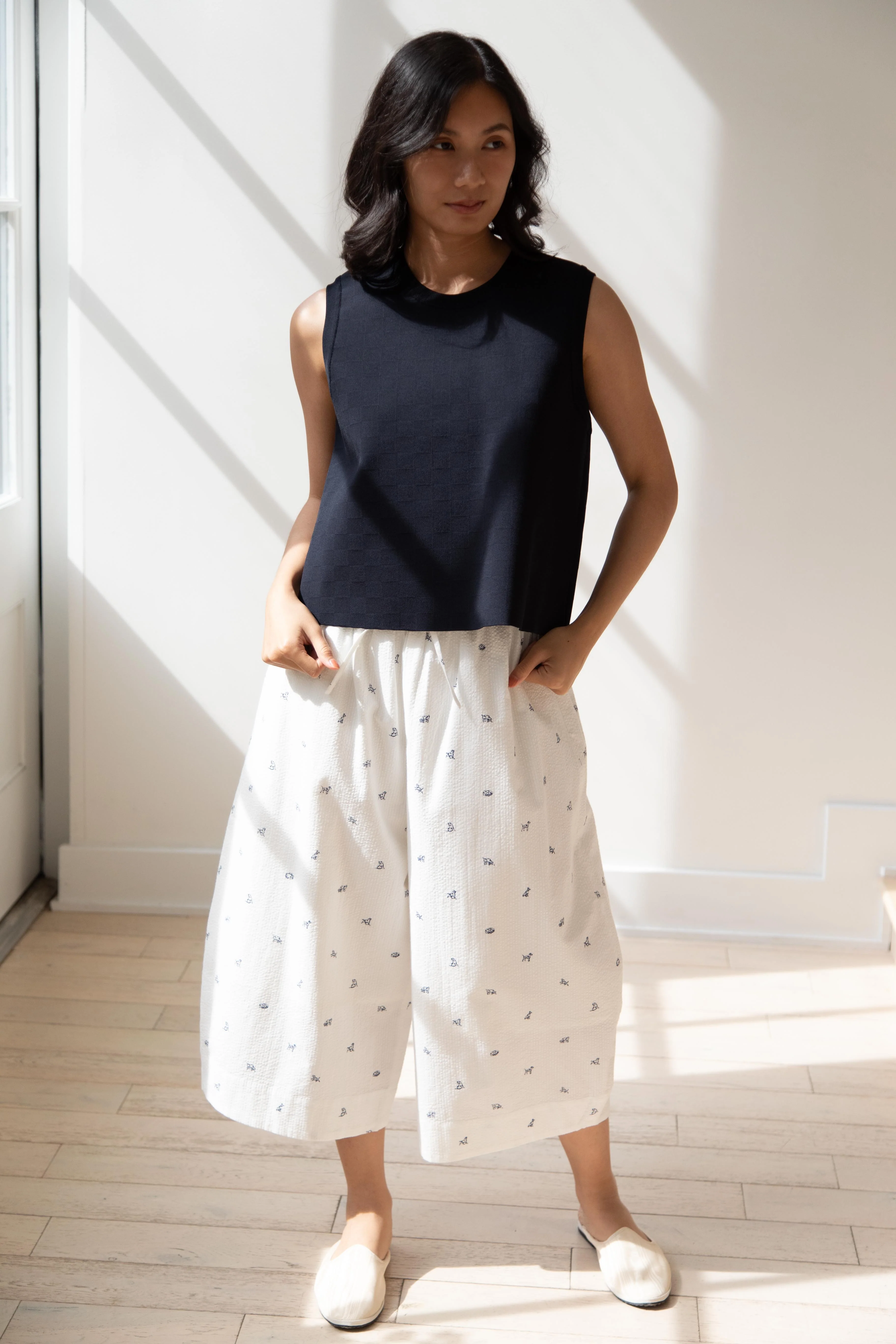 Aseedonclöud | Gardener Culottes in Companion Dog Print - Image 2