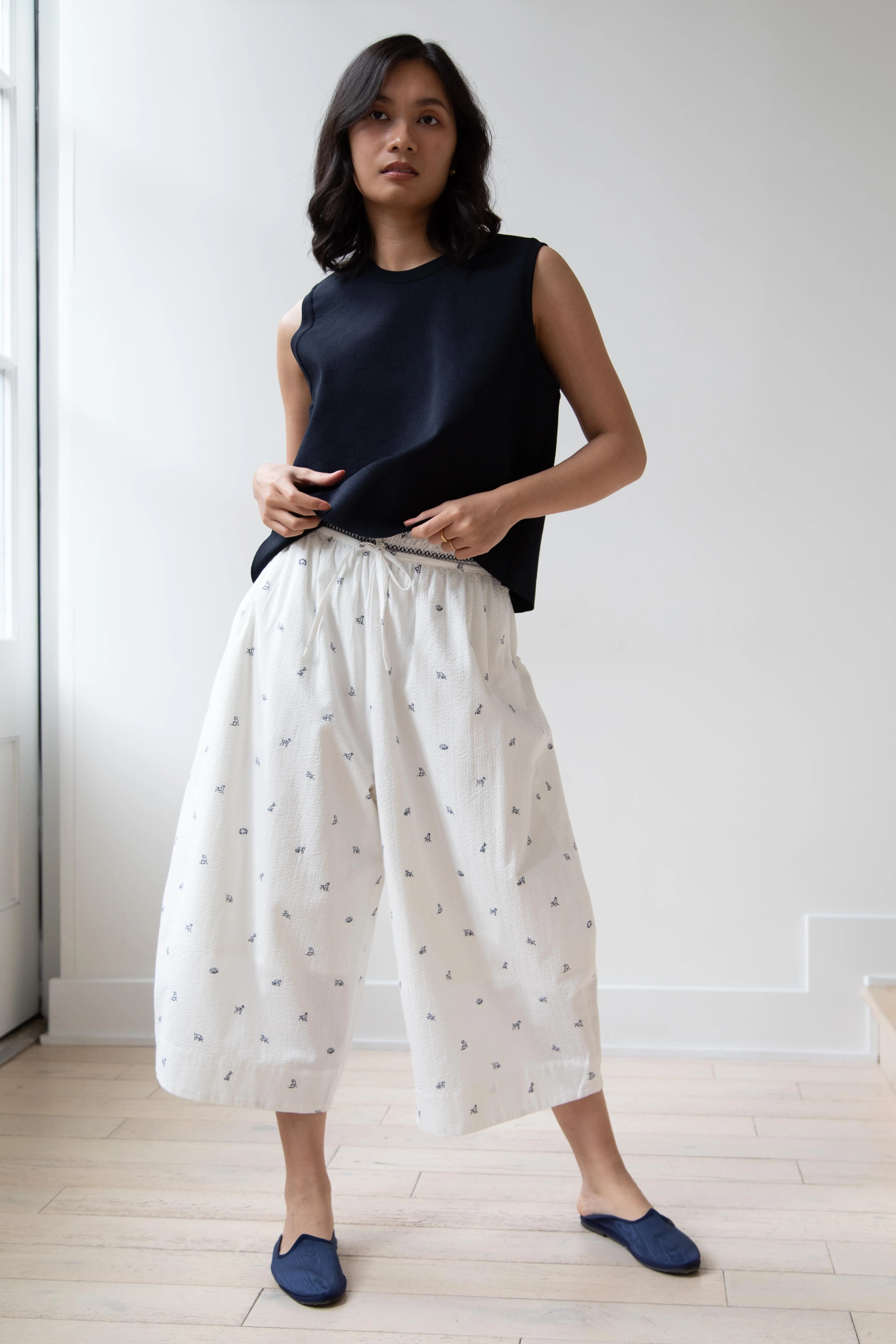 Aseedonclöud | Gardener Culottes in Companion Dog Print - Image 23