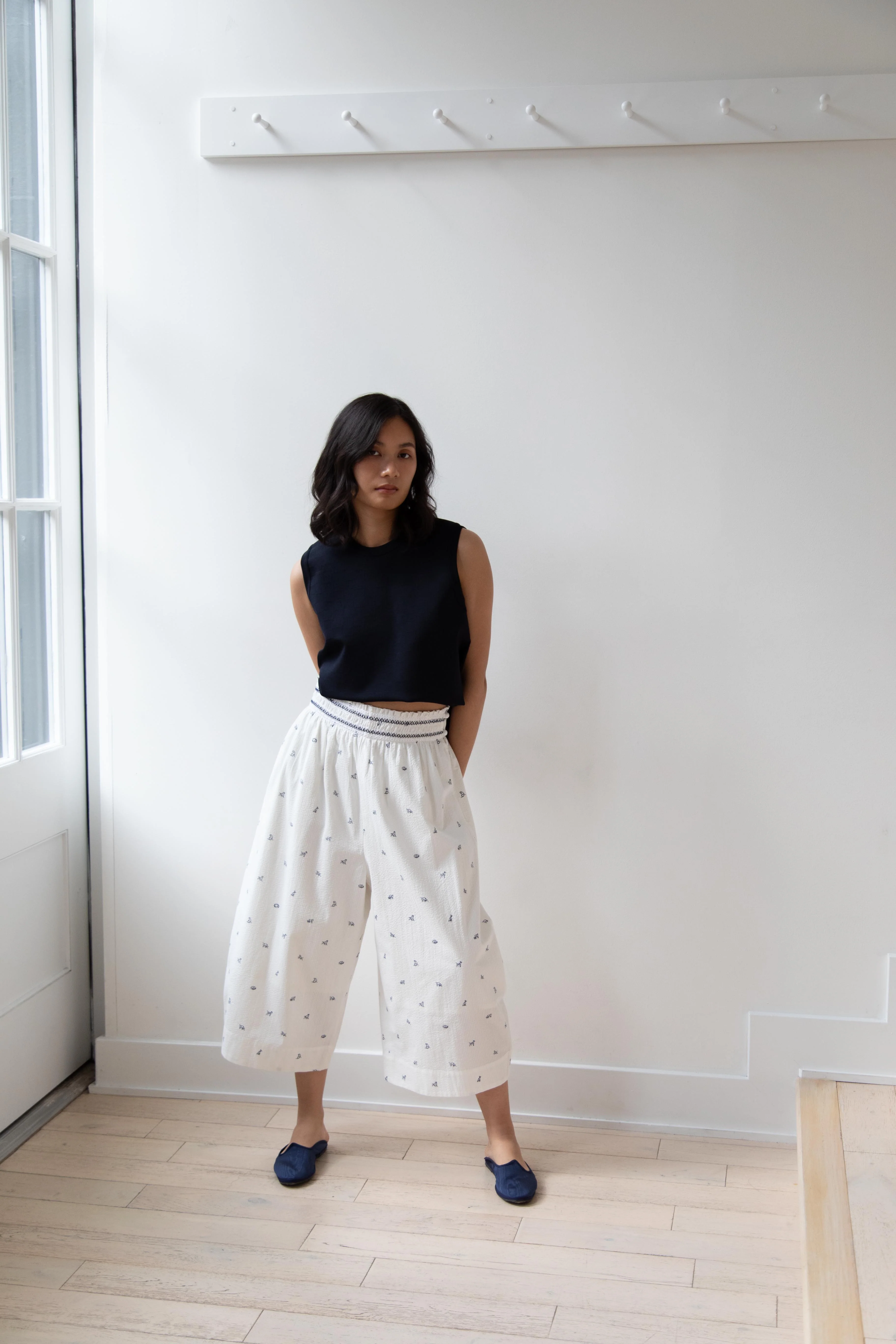Aseedonclöud | Gardener Culottes in Companion Dog Print - Image 28