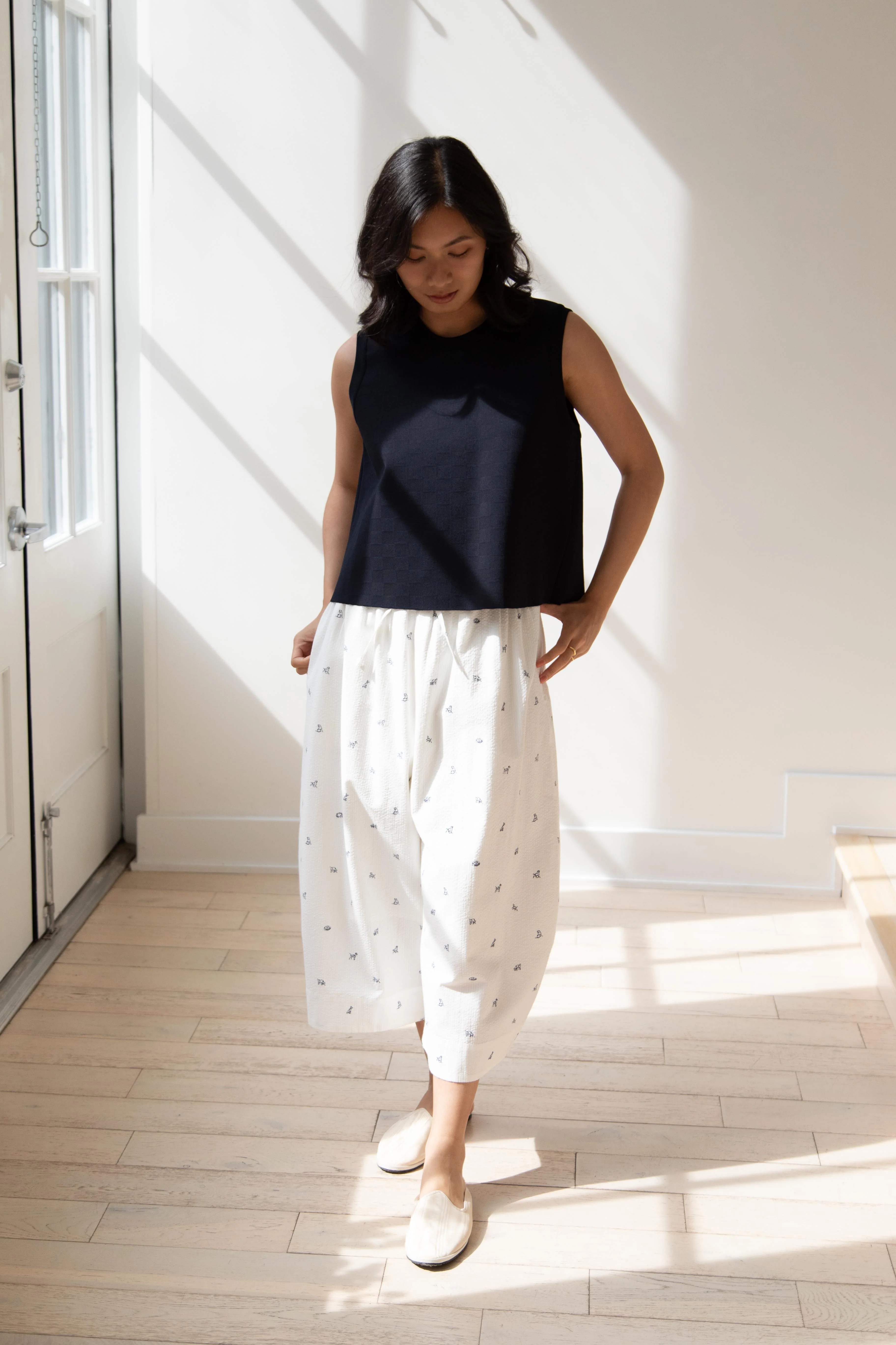 Aseedonclöud | Gardener Culottes in Companion Dog Print - Image 3