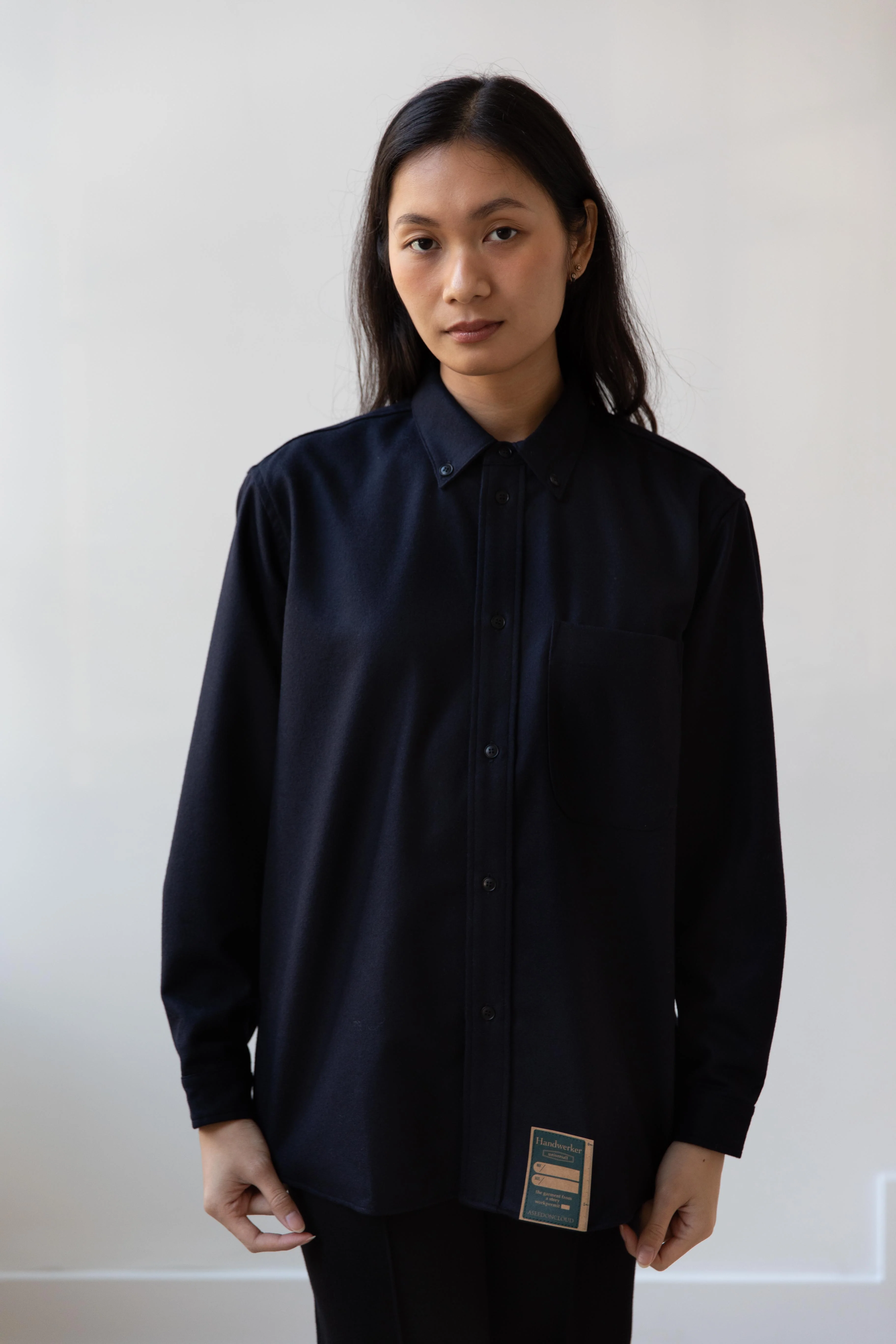Aseedoncloud | HW Basic Shirt in Navy - Image 2