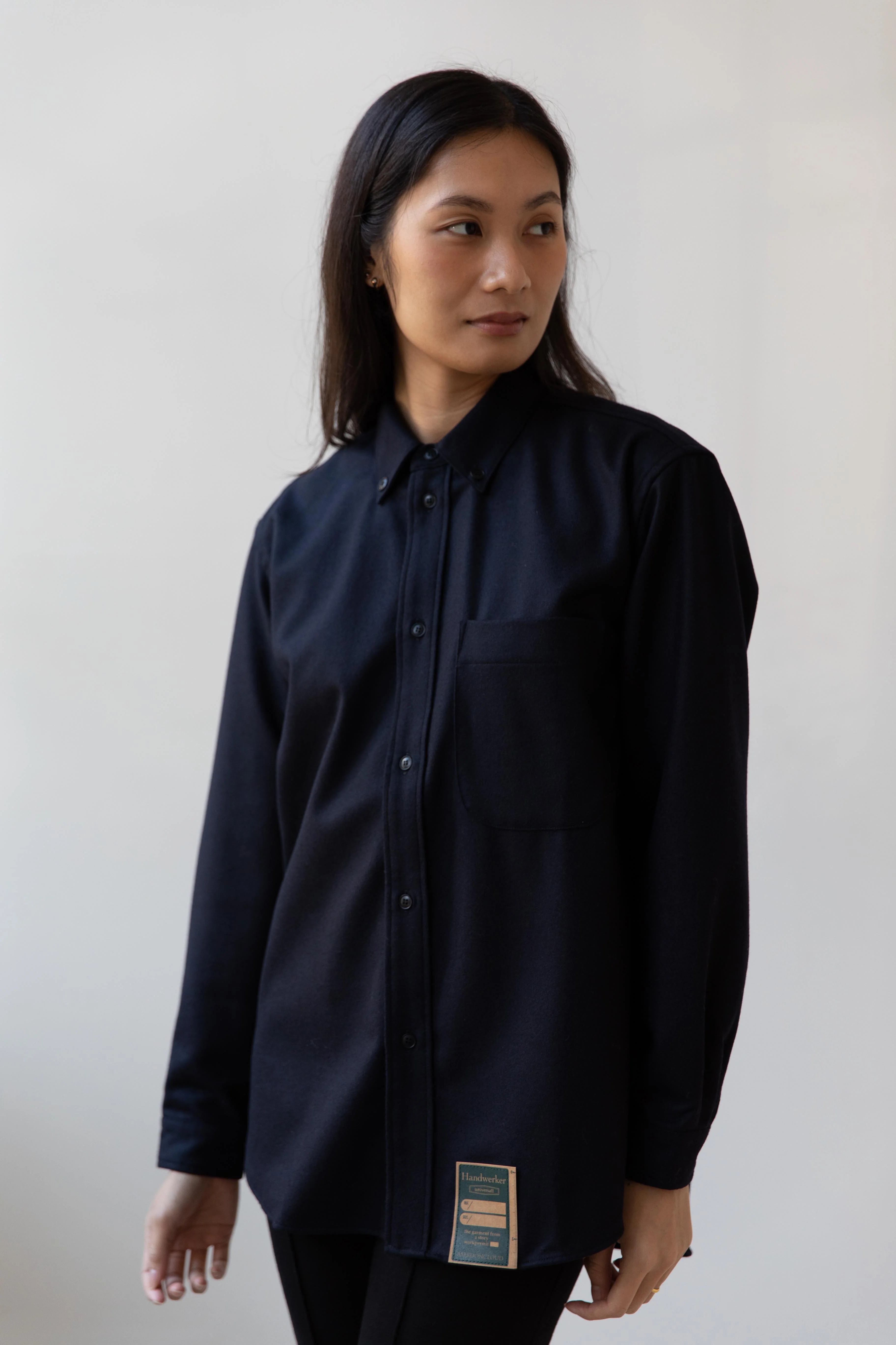 Aseedoncloud | HW Basic Shirt in Navy - Image 3