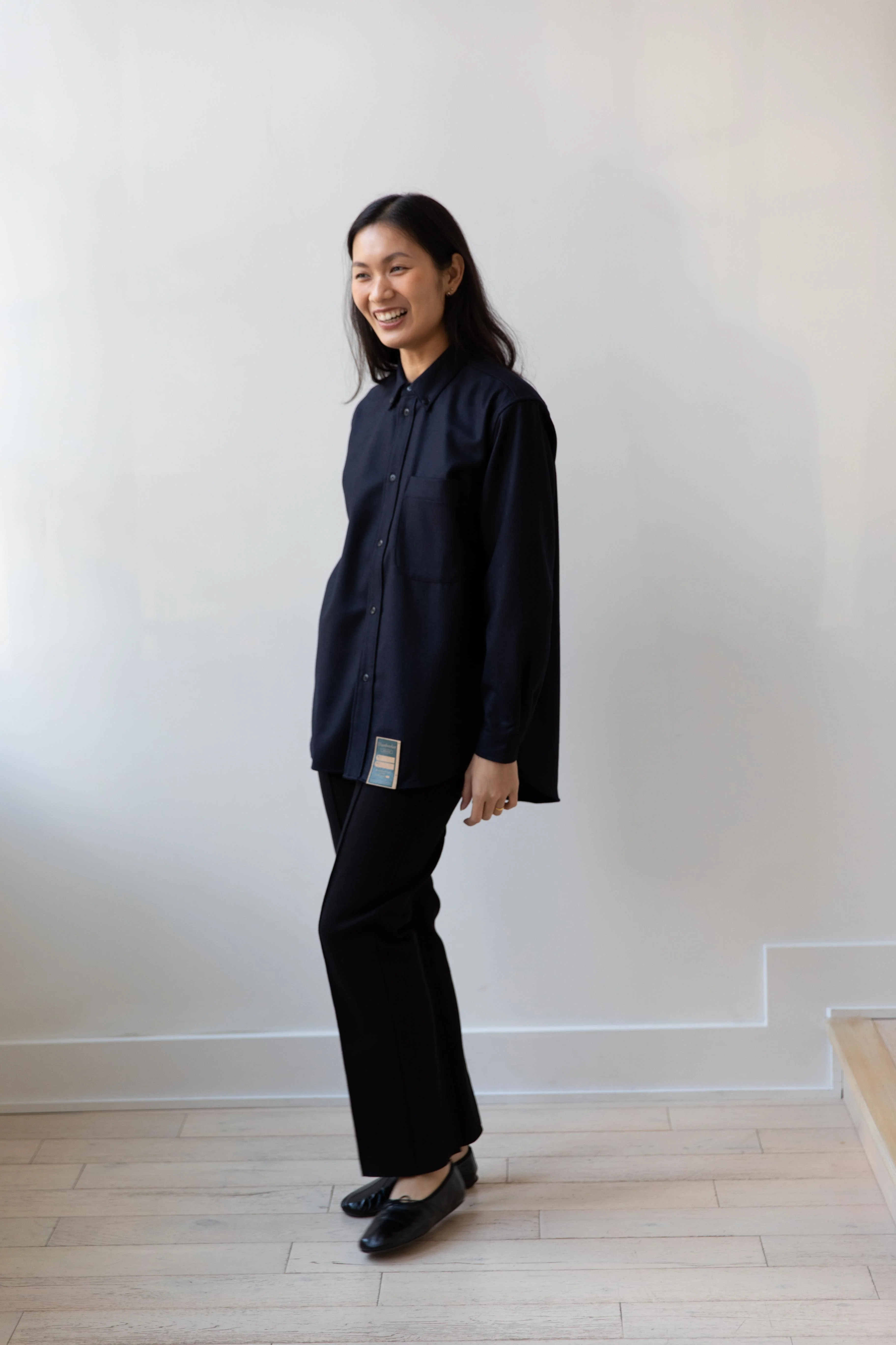 Aseedoncloud | HW Basic Shirt in Navy - Image 4