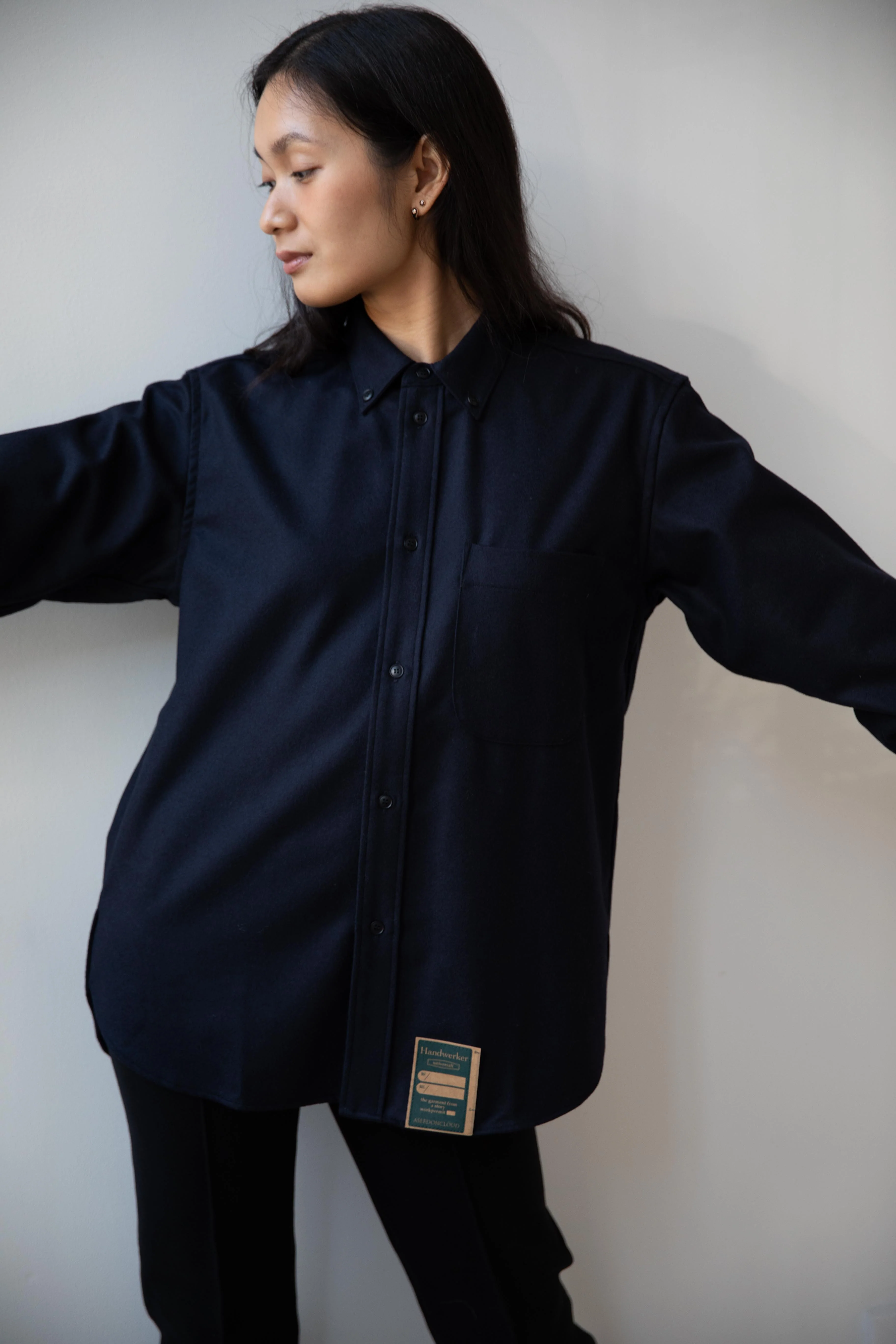 Aseedoncloud | HW Basic Shirt in Navy - Image 7