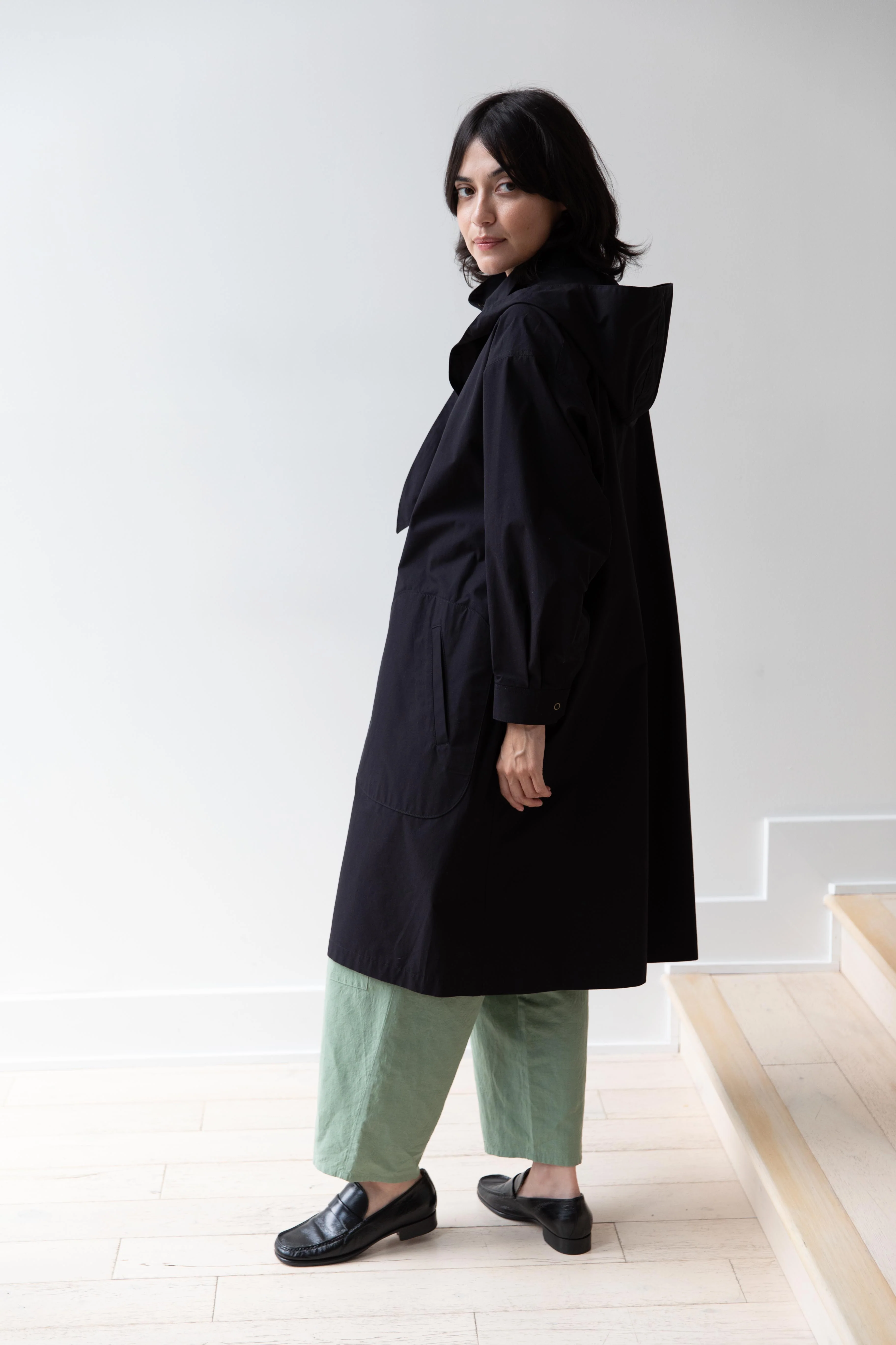 Aseedonclöud | Merchant Travelers Coat in Black - Image 22