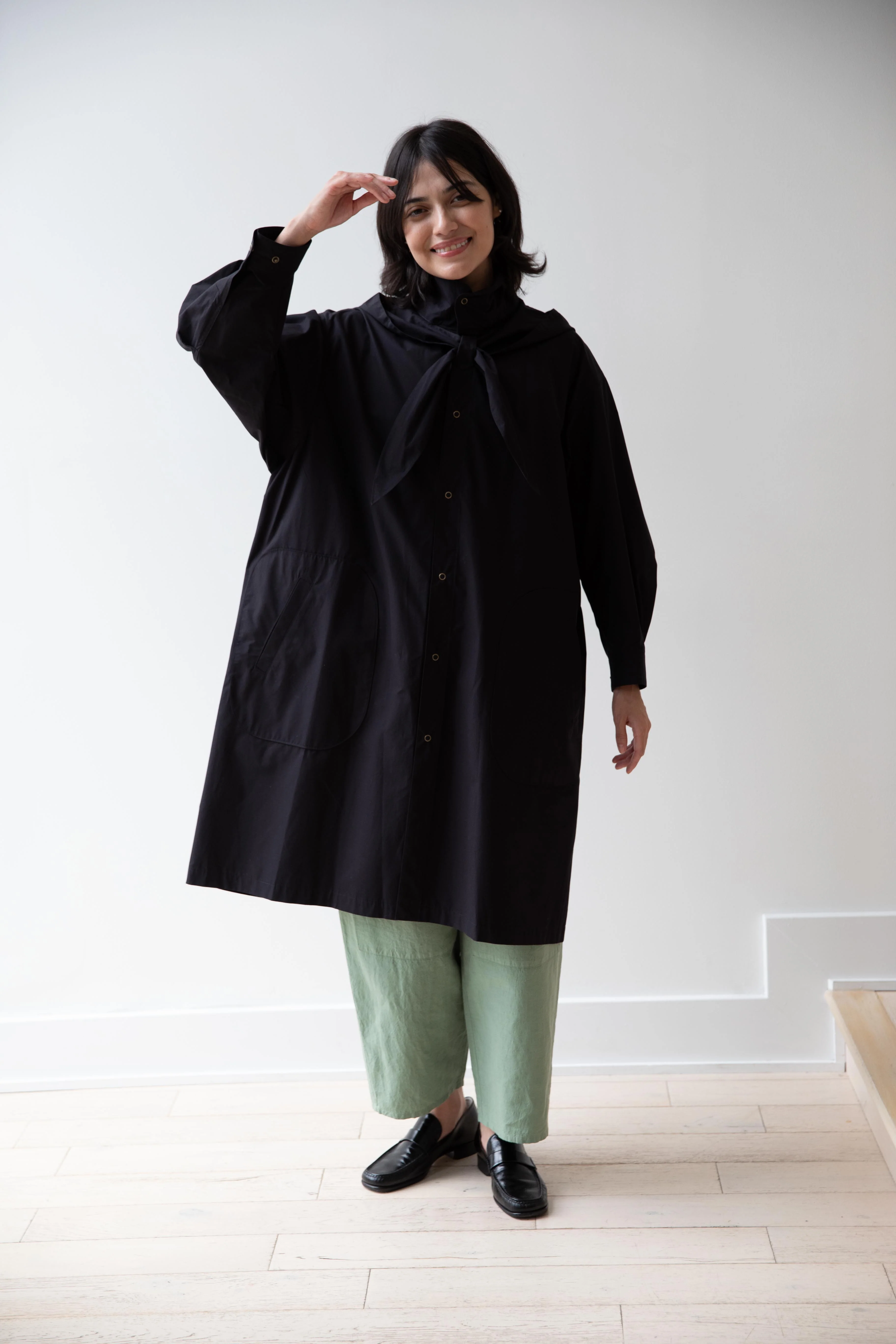 Aseedonclöud | Merchant Travelers Coat in Black - Image 25