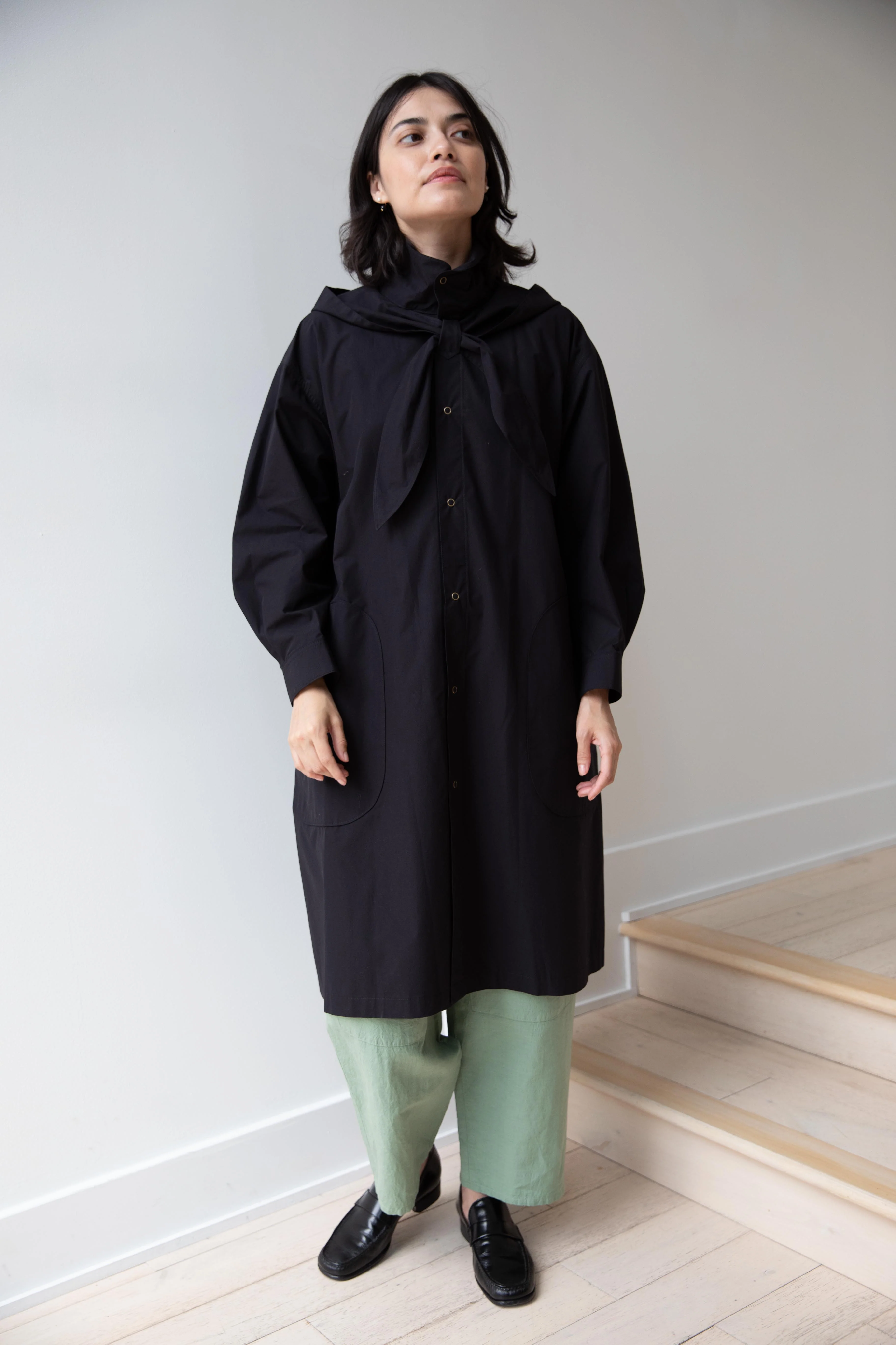 Aseedonclöud | Merchant Travelers Coat in Black - Image 27