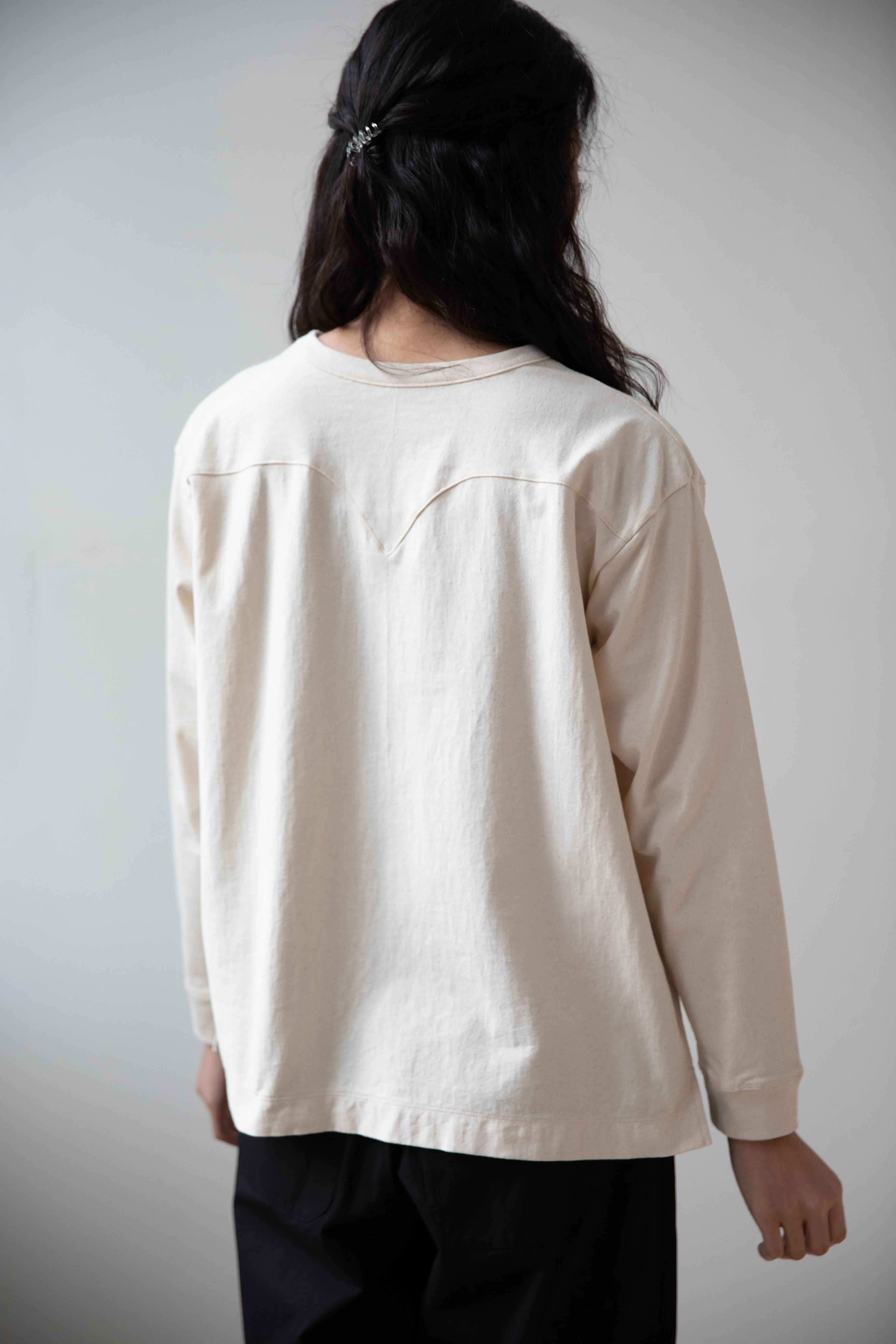 Aseedoncloud | Mistletoe Foliage Embroidery T-Shirt - Image 8