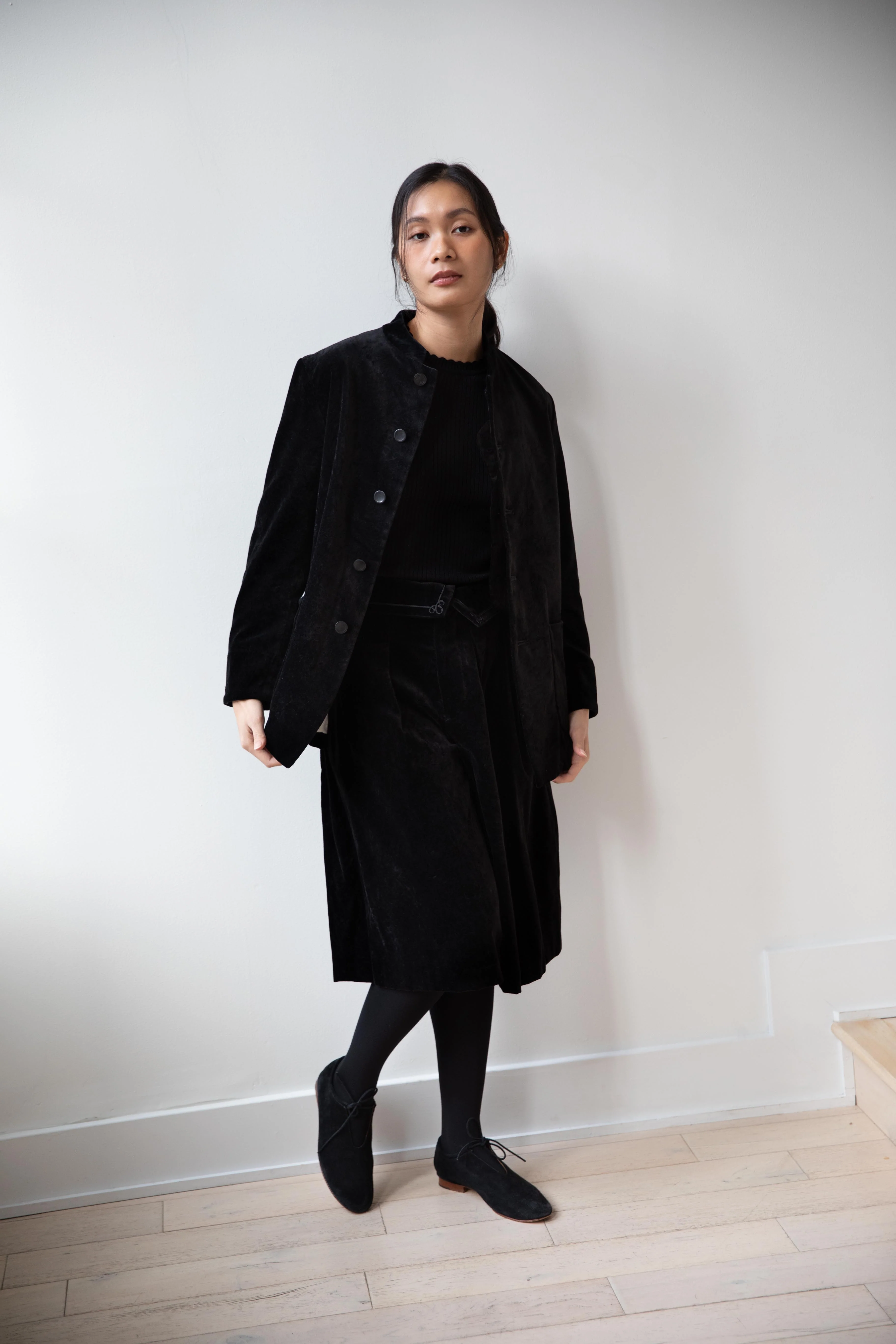 Aseedonclöud | Seiyakou Uniform Jacket in Black Velvet - Image 10