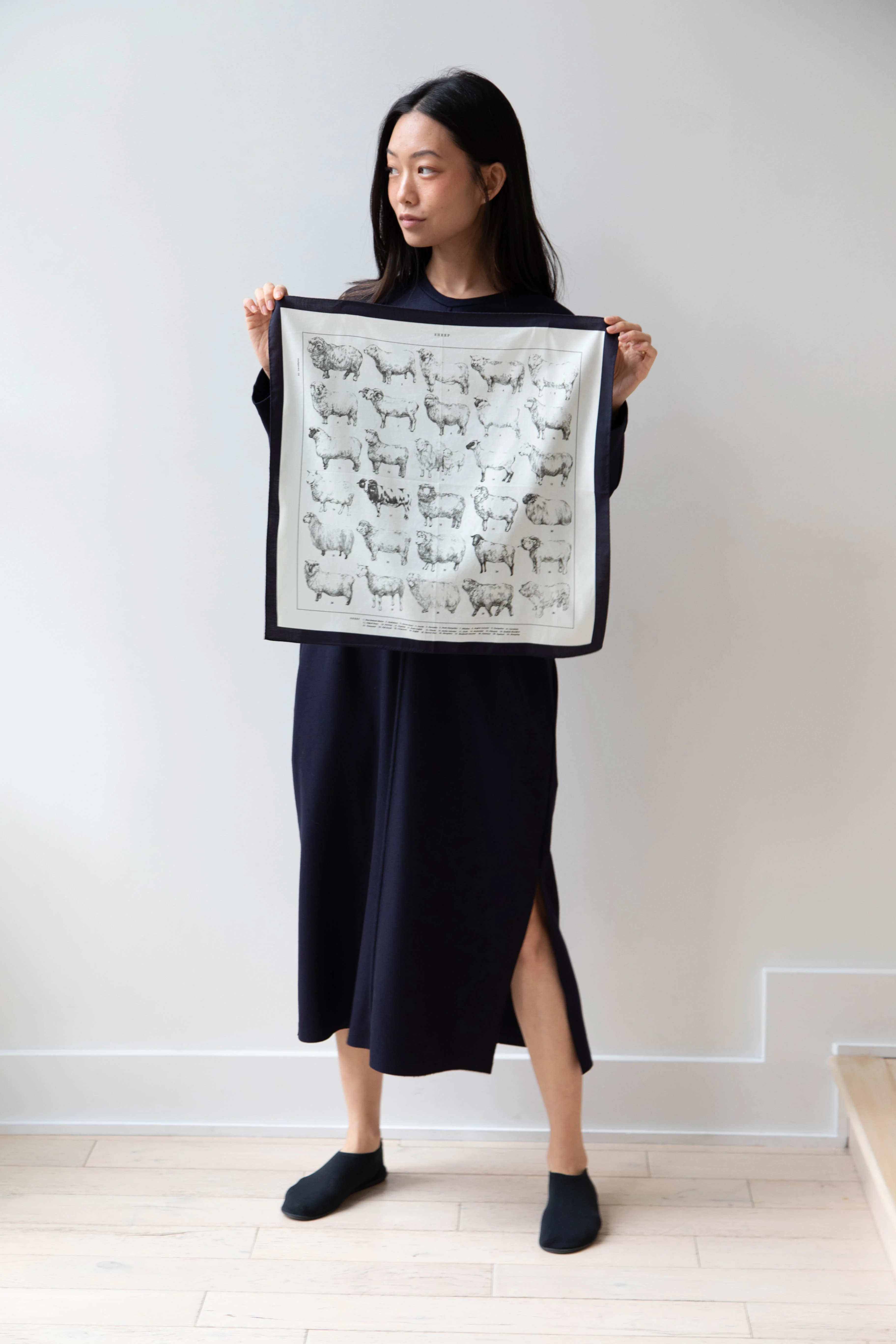 Aseedonclöud | Sheep Scarf in Cotton Silk - Image 5