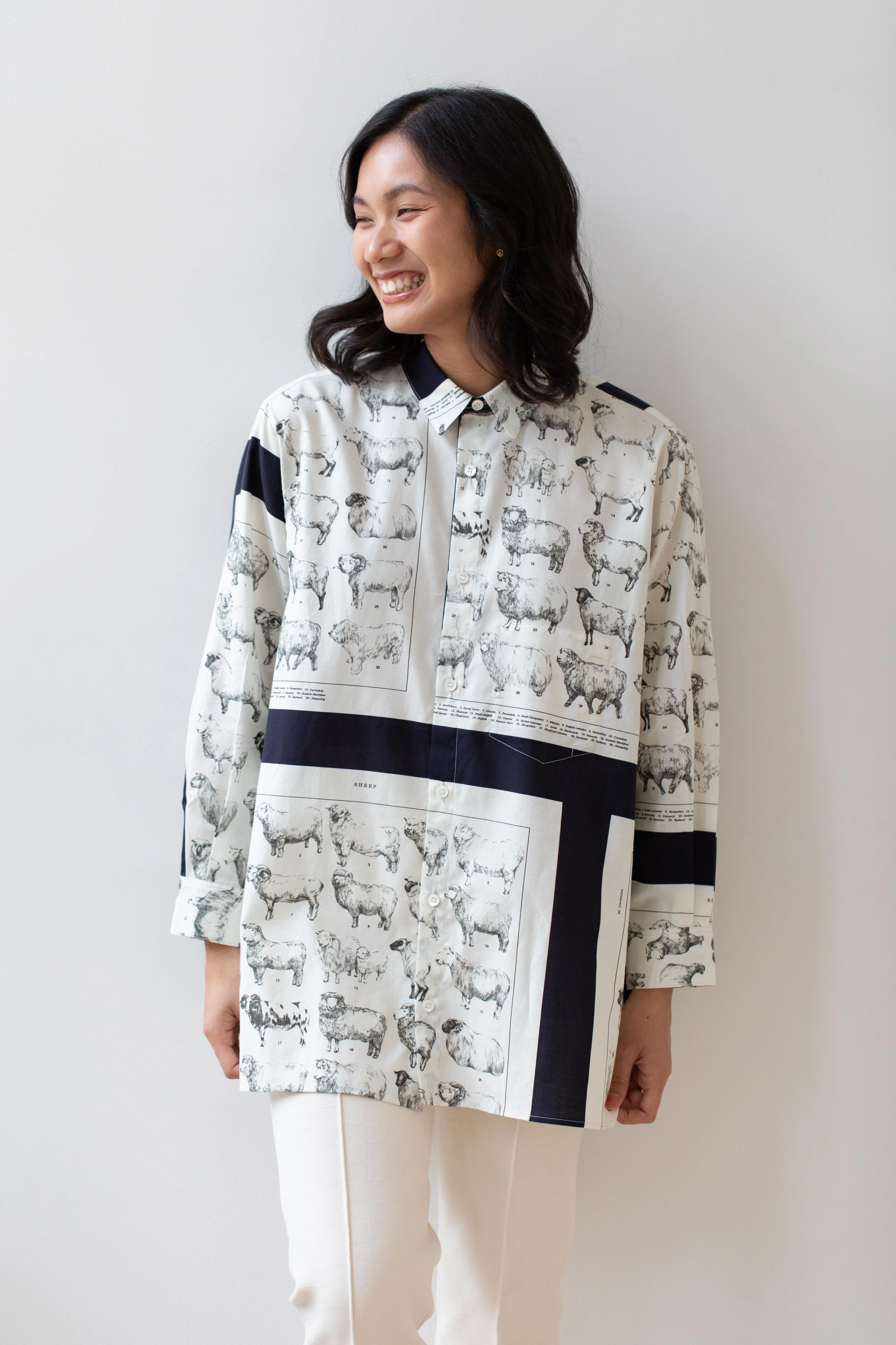 Aseedonclöud | Sheep Scarf Shirt - Image 17