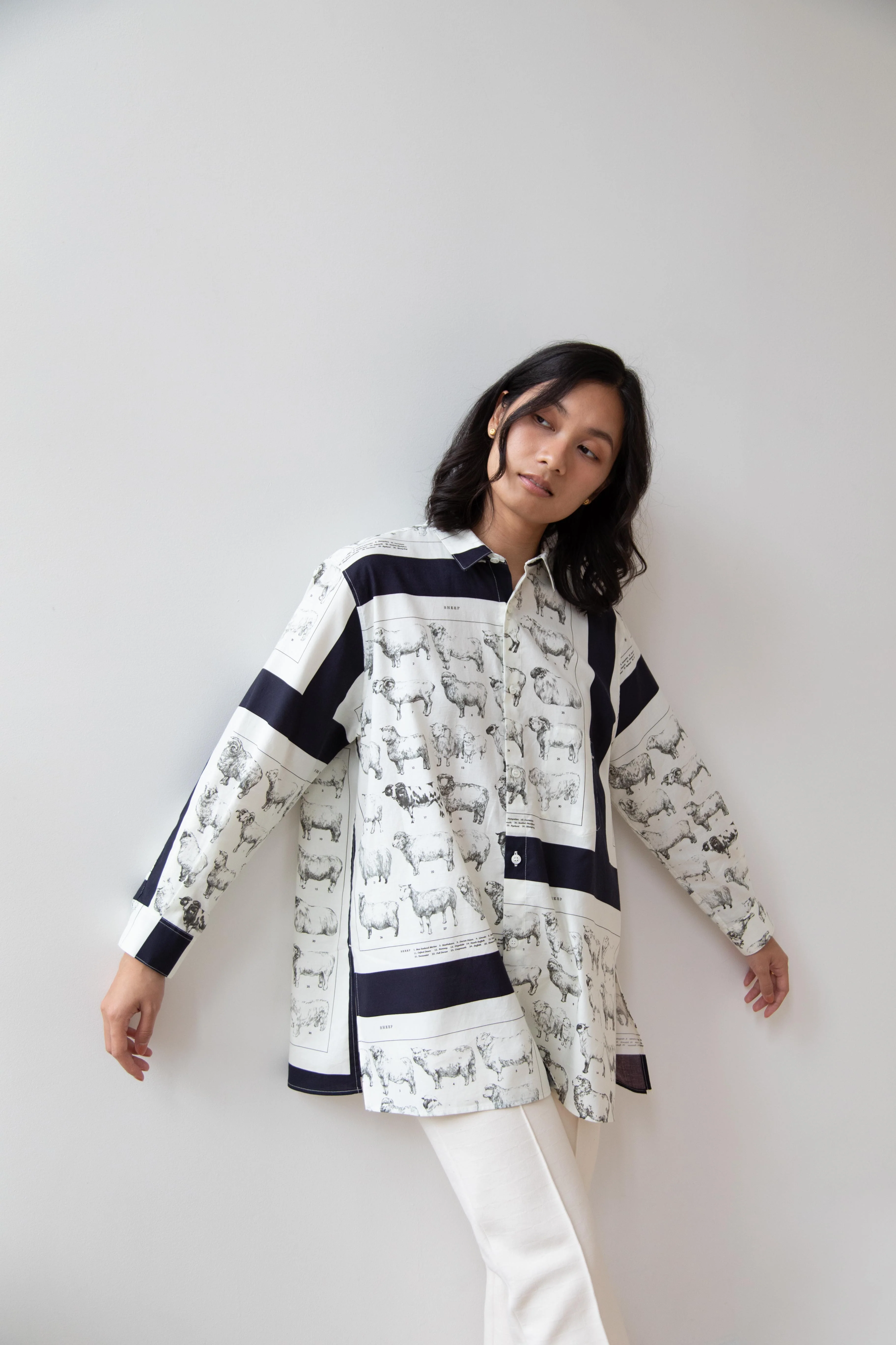 Aseedonclöud | Sheep Scarf Shirt - Image 18