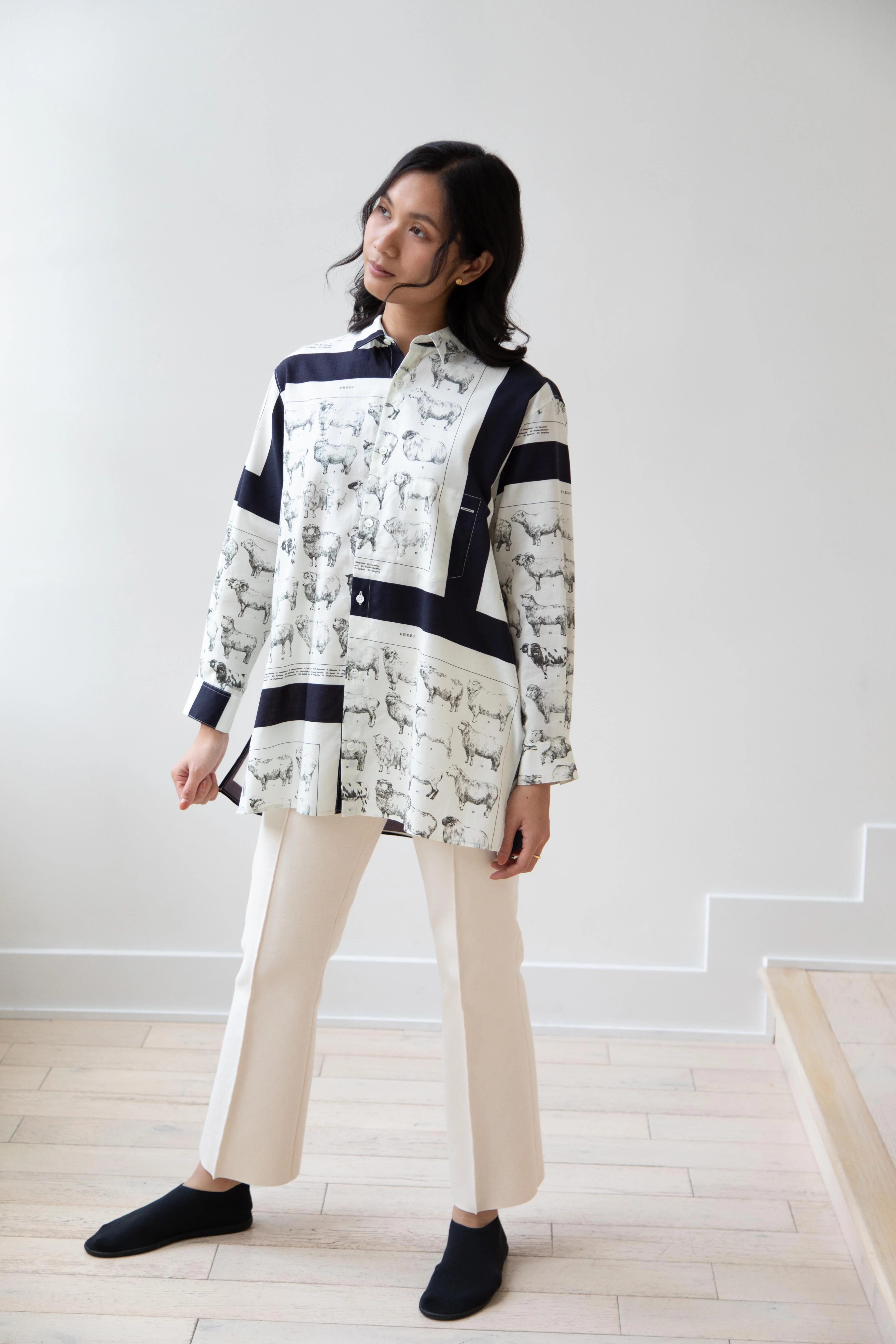 Aseedonclöud | Sheep Scarf Shirt - Image 24