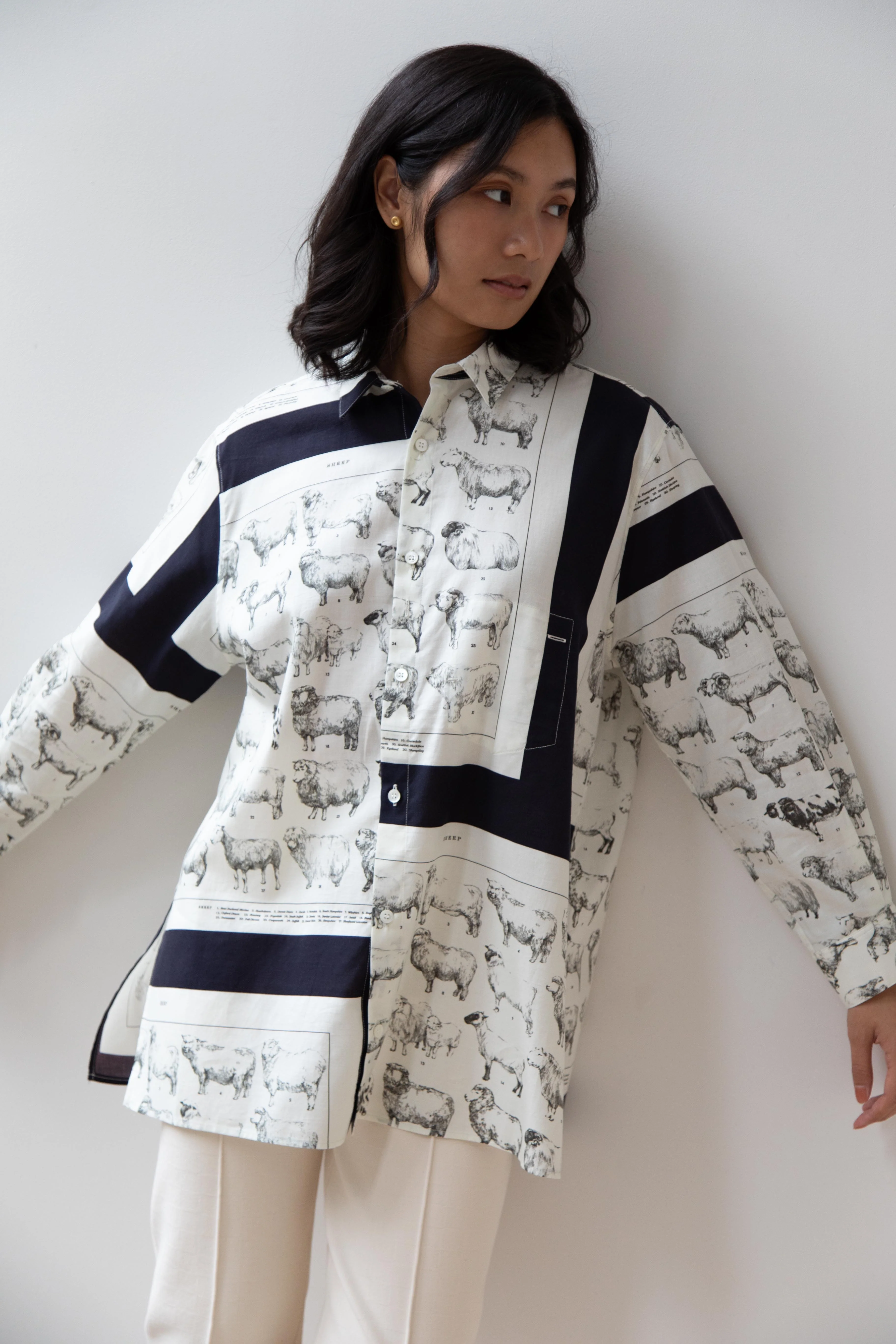 Aseedonclöud | Sheep Scarf Shirt - Image 34
