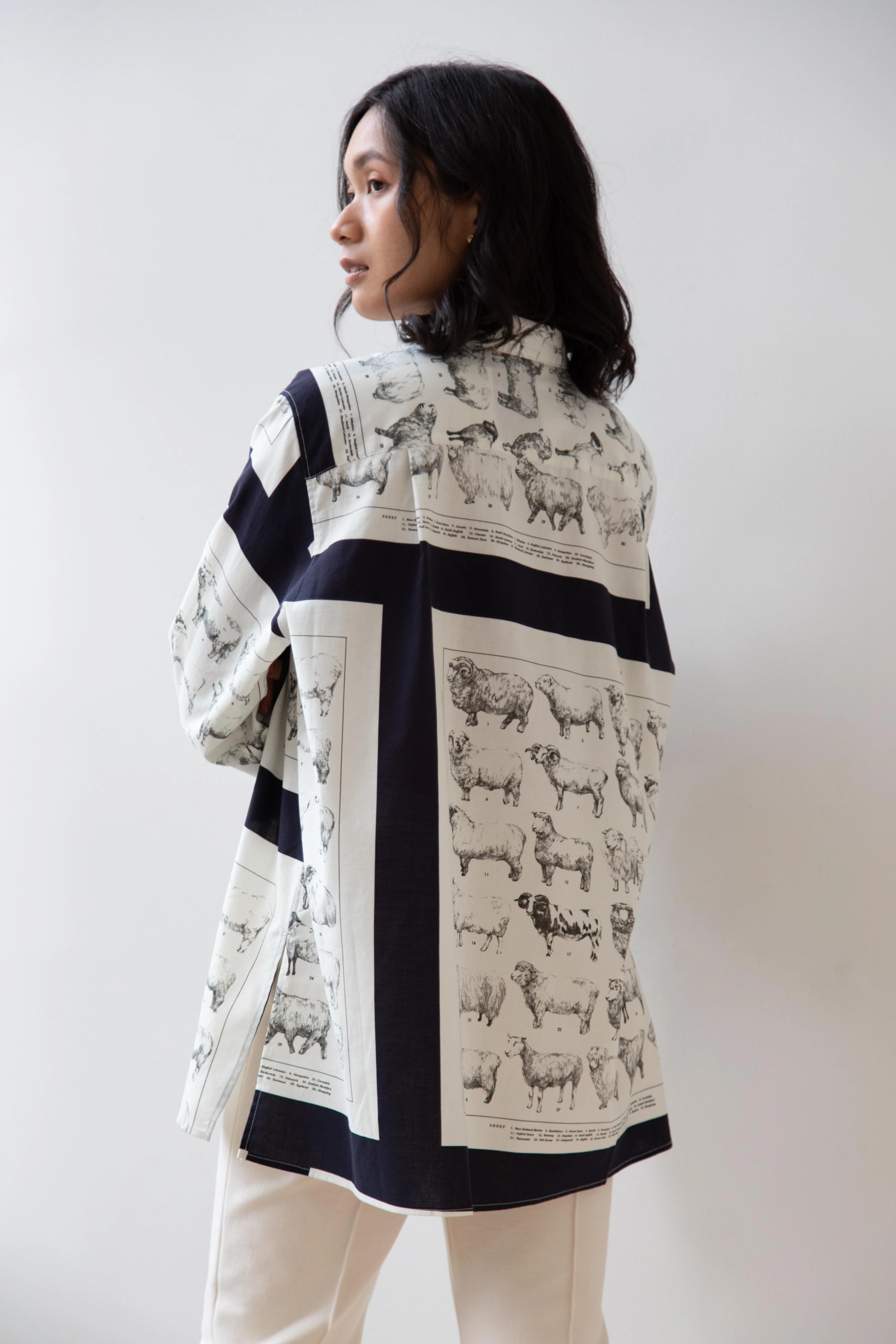Aseedonclöud | Sheep Scarf Shirt - Image 43