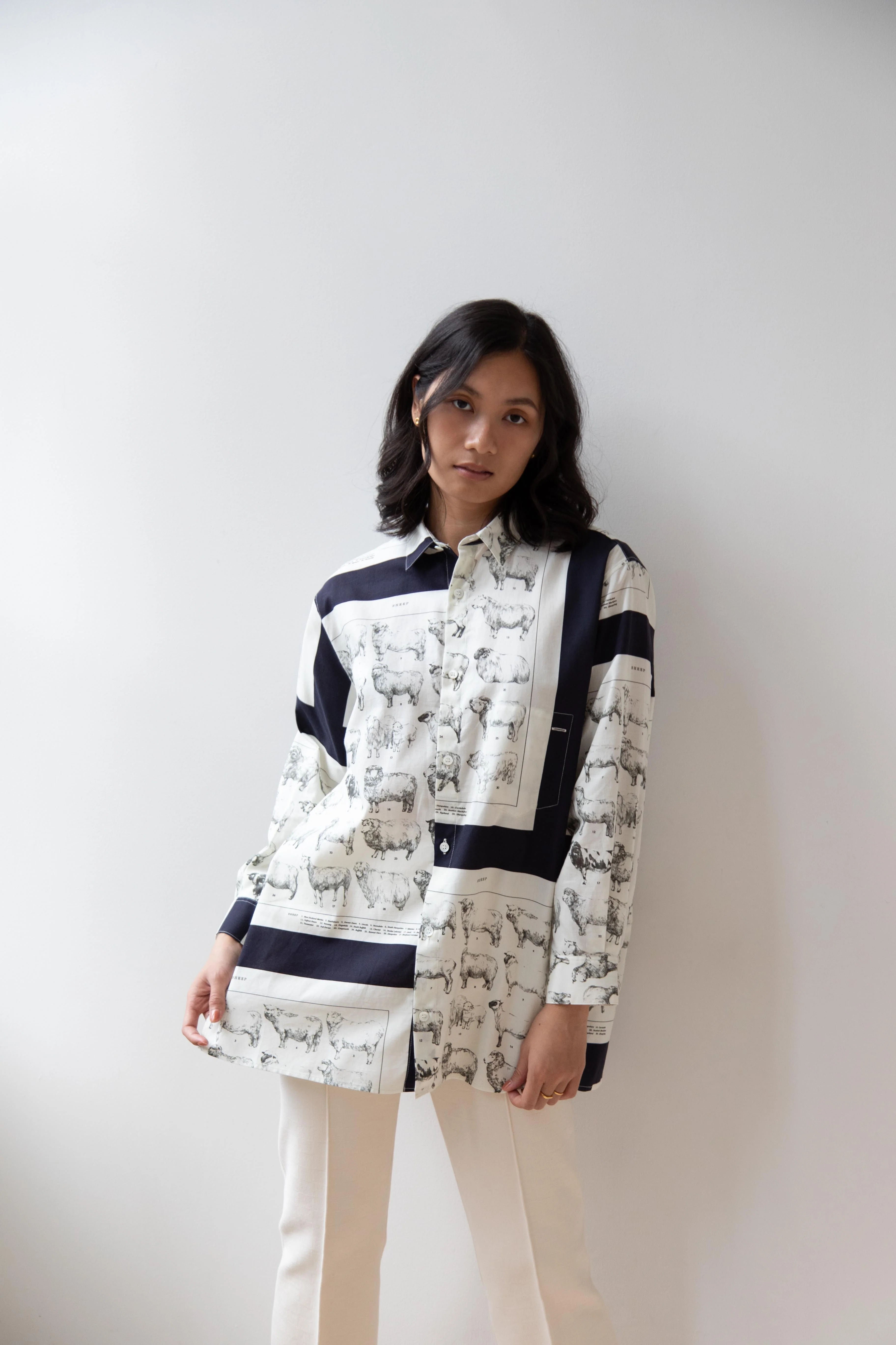 Aseedonclöud | Sheep Scarf Shirt - Image 51
