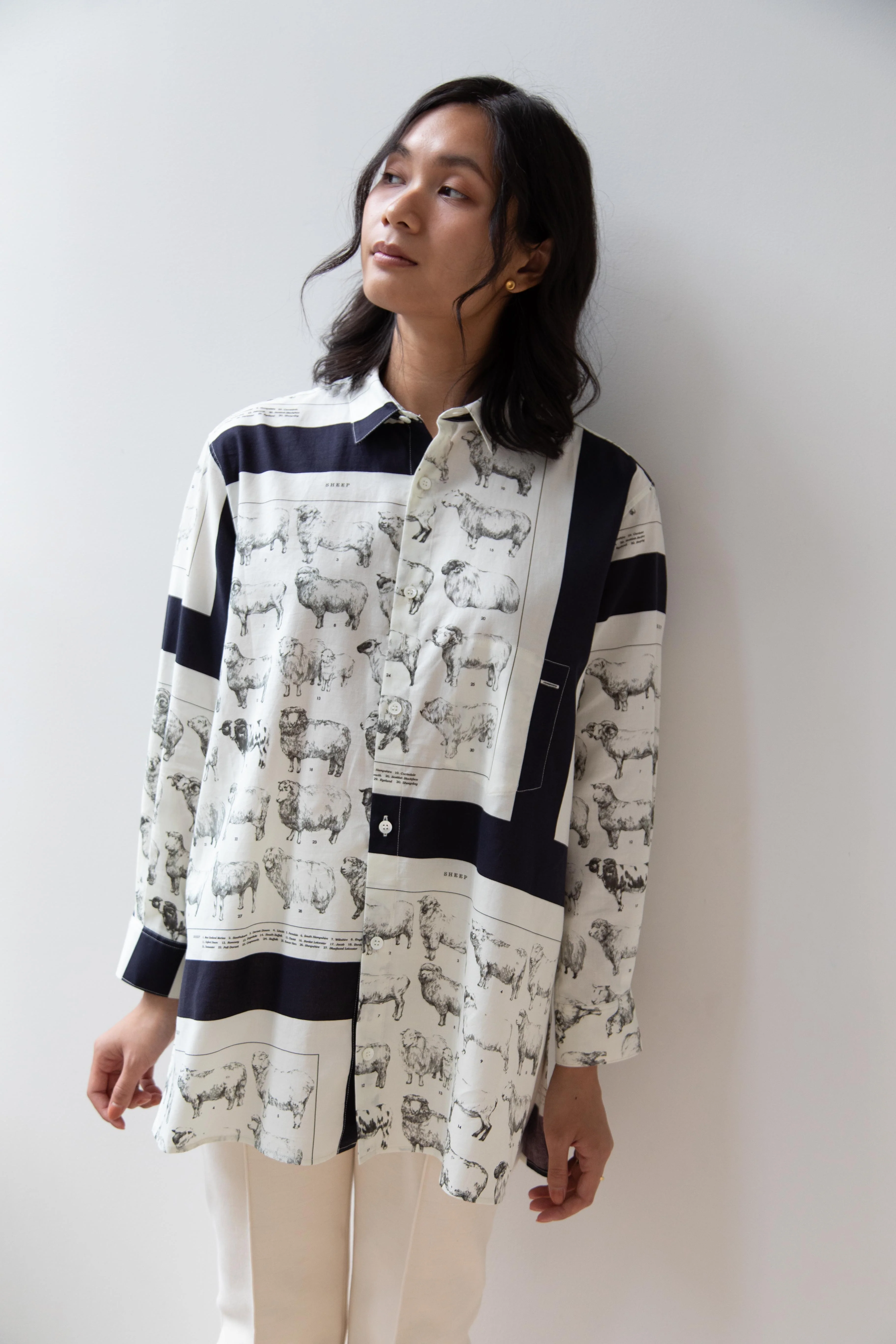 Aseedonclöud | Sheep Scarf Shirt - Image 53