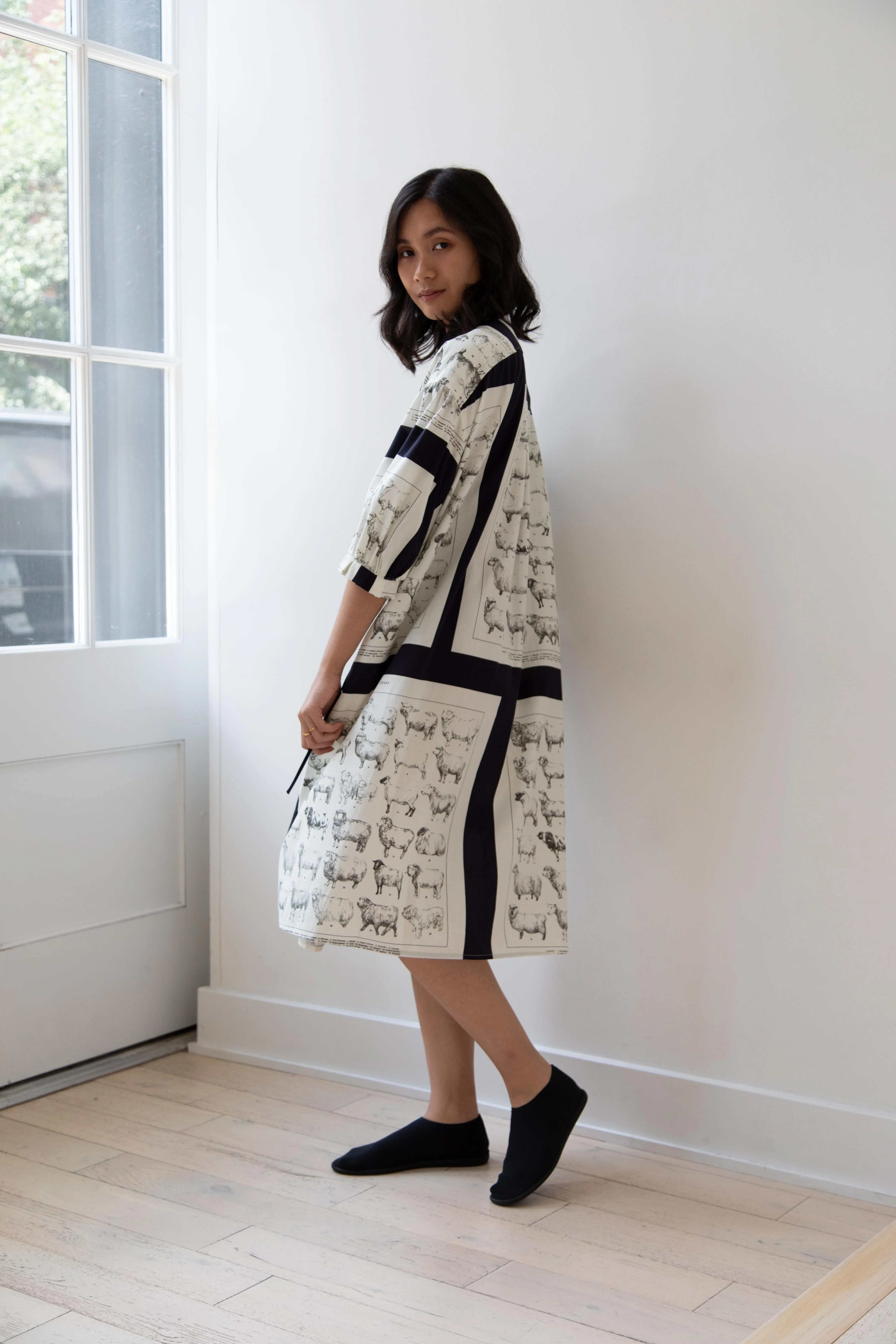 Aseedonclöud | Sheep Scarf Shirt Dress - Image 23