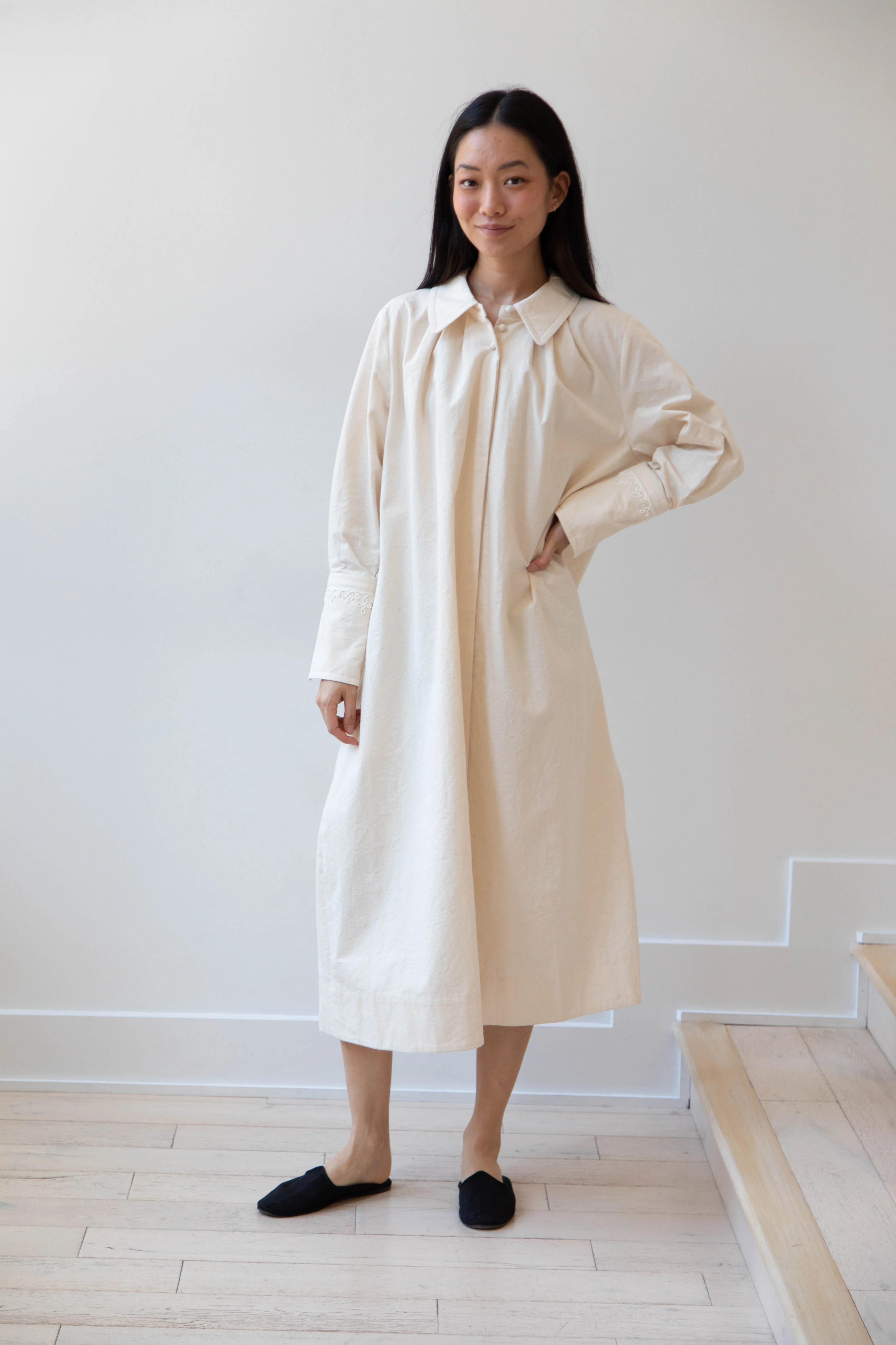 Aseedonclöud | Tea Garden Gown in Natural Tea Garden Cloth - Image 5