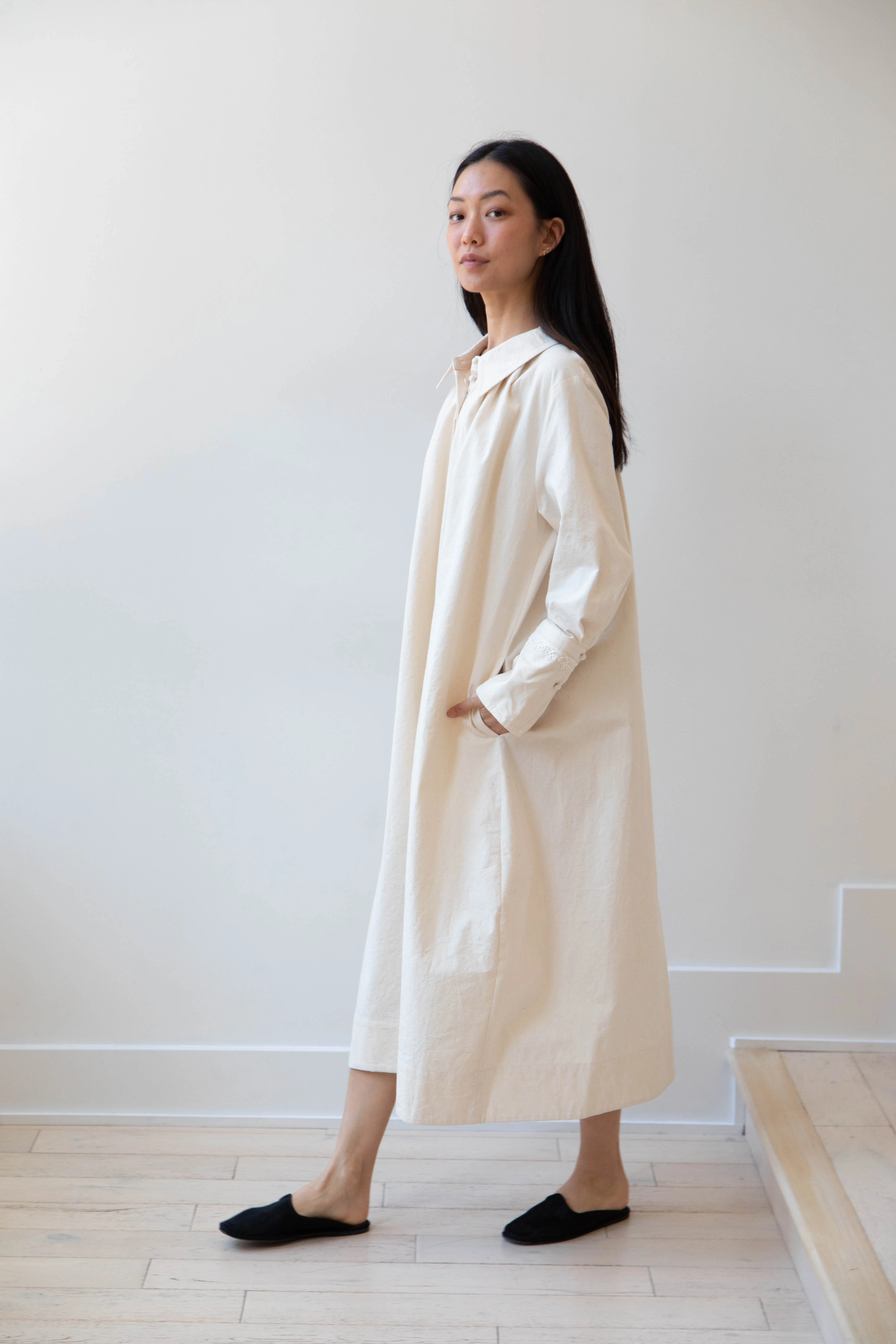 Aseedonclöud | Tea Garden Gown in Natural Tea Garden Cloth - Image 8